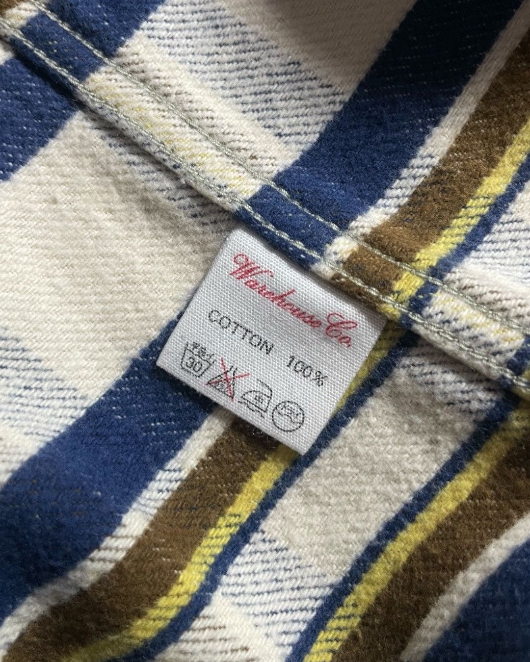 Lee Heavy Flannel Shirt LEE x WAREHOUSE Co Size S fit M Size US S / EU 44-46 / 1 - 7 Thumbnail