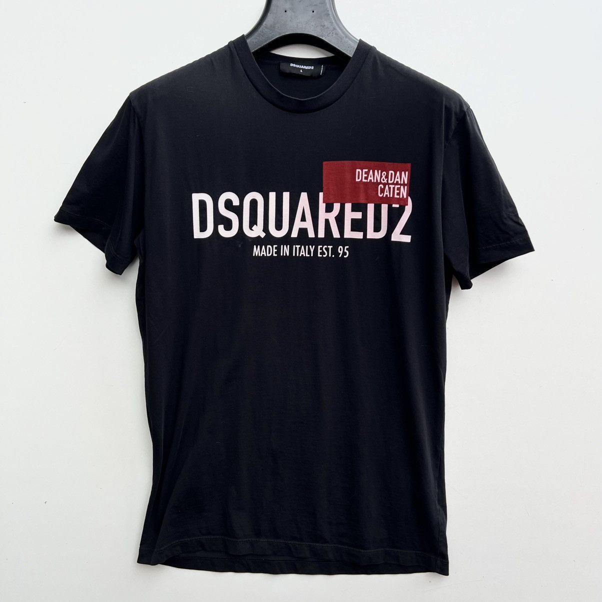 Dsquared2 DSQUARED2 DEAN & DAN BLACK T-SHIRT Size US L / EU 52-54 / 3 - 1 Thumbnail
