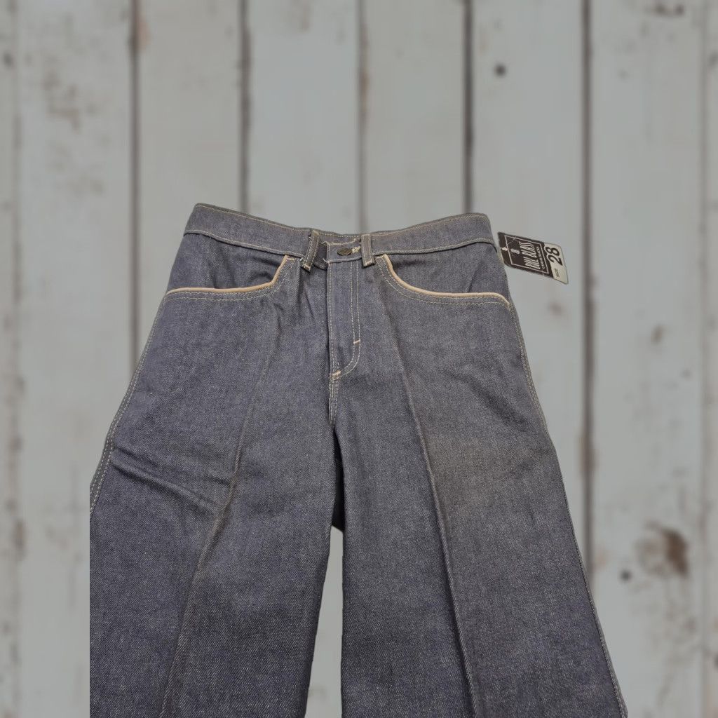 Bill Blass VINTAGE Bill Blass Casual Slacks Mens 28x35 Blue Denim Chino Pants USA NWT Size US 28 / EU 44 - 1 Thumbnail