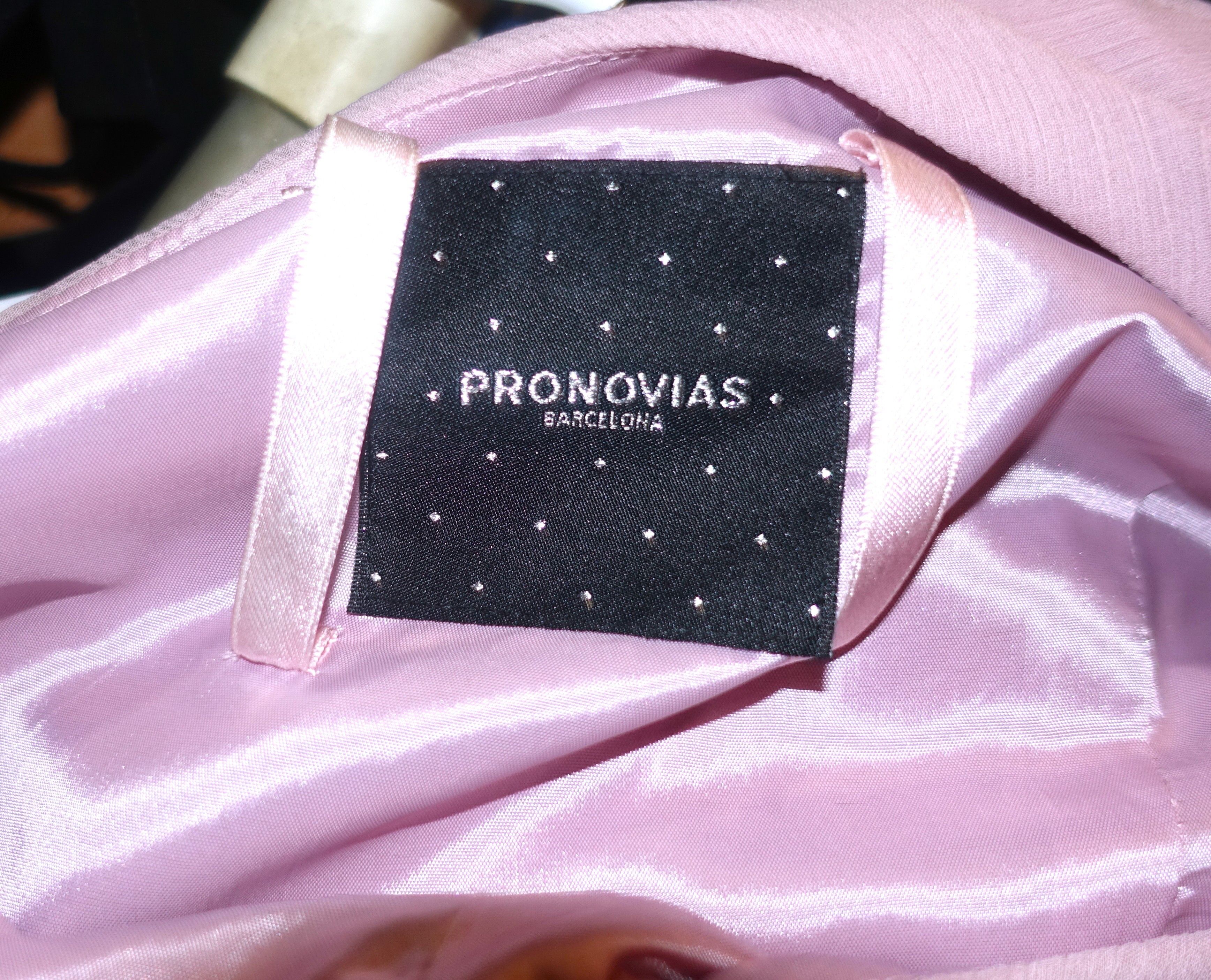 Other Pronovias Pink One Shoulder With Scarf Dress 6 Size M / US 6-8 / IT 42-44 - 7 Thumbnail