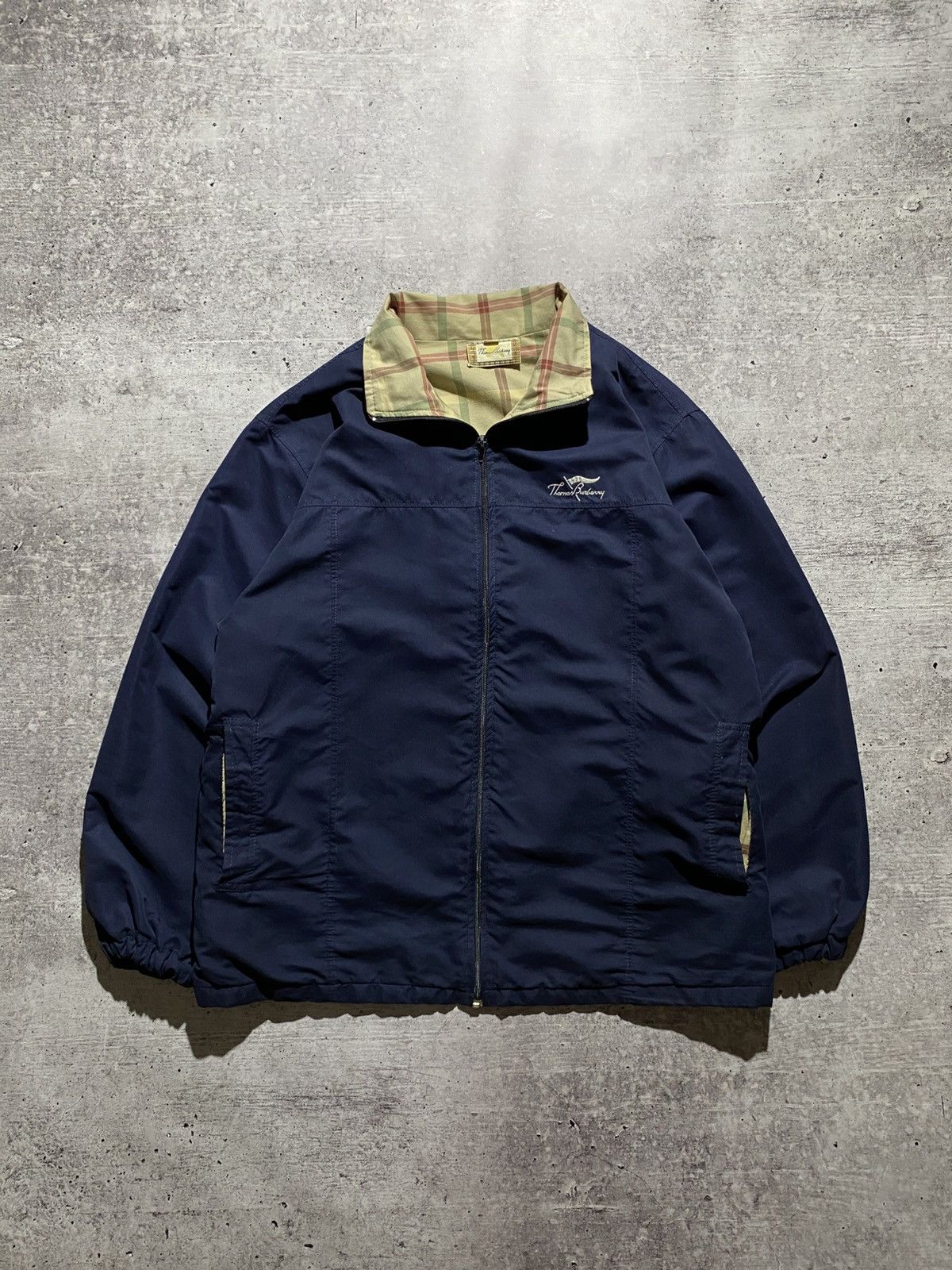 Burberry × Vintage Thomas Burberry vintage bombers jacket Size US XL / EU 56 / 4 - 1 Thumbnail
