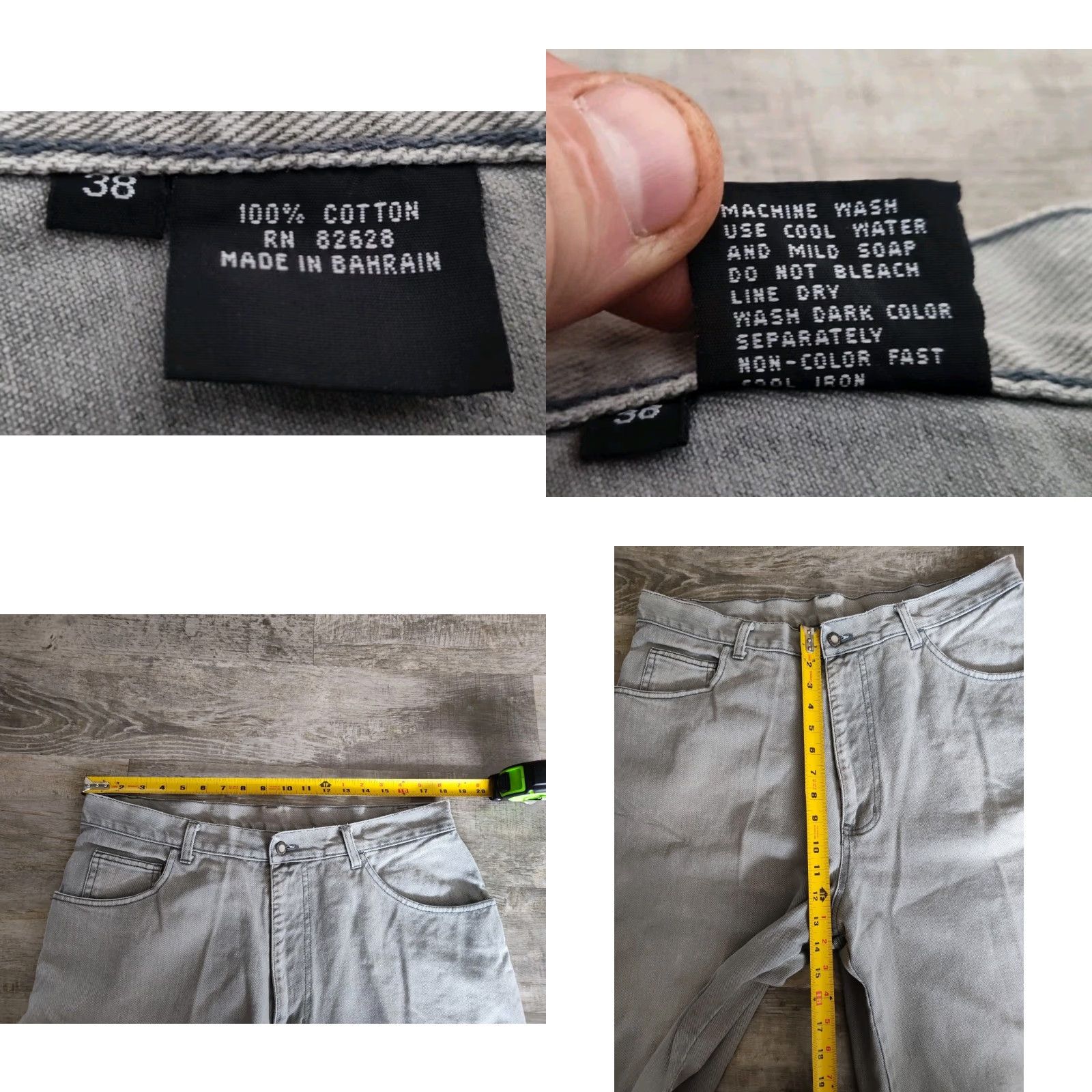 JNCO VINTAGE Wicked Denim Bermuda Shorts Men's 38 Light Blue Baggy Hip Hop 90s Y2K Size US 38 / EU 54 - 8 Thumbnail