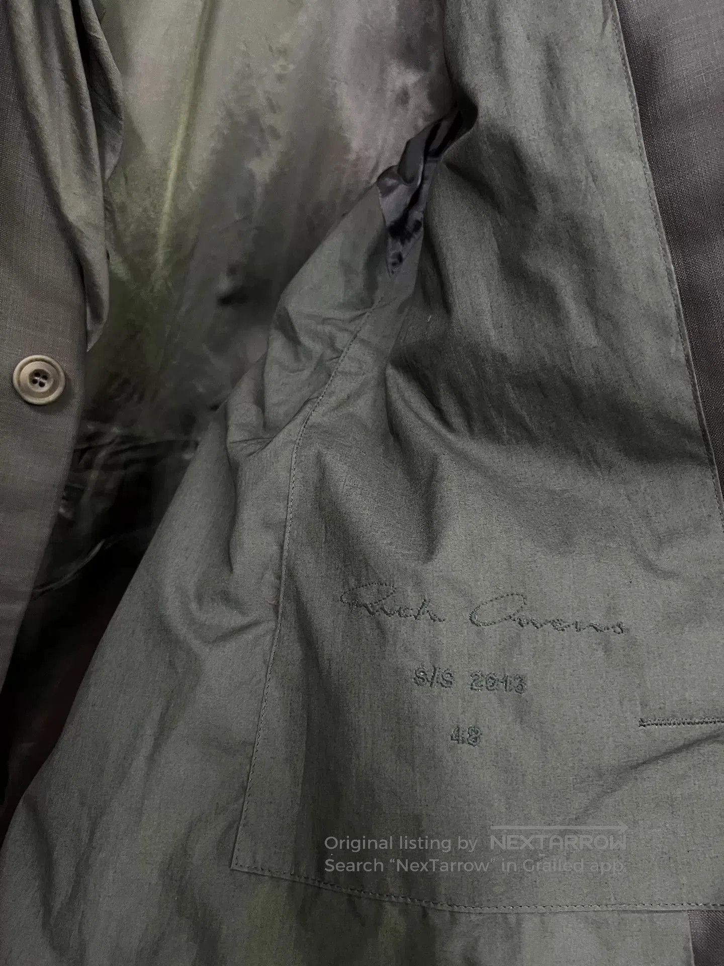 Rick Owens Elegant Rick Owens Suit Jacket. Size US M / EU 48-50 / 2 - 7 Thumbnail
