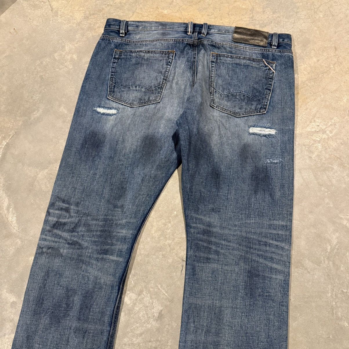 Cult Of Individuality Faded Distressed Japanese Selvedge Paint Splatter Jeans ERD Size US 42 / EU 58 - 15 Thumbnail