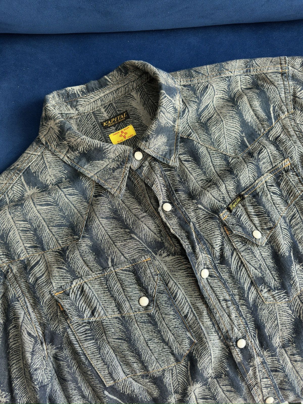 Kapital Kapital 5oz Feather Western Shirt Size US L / EU 52-54 / 3 - 3 Thumbnail