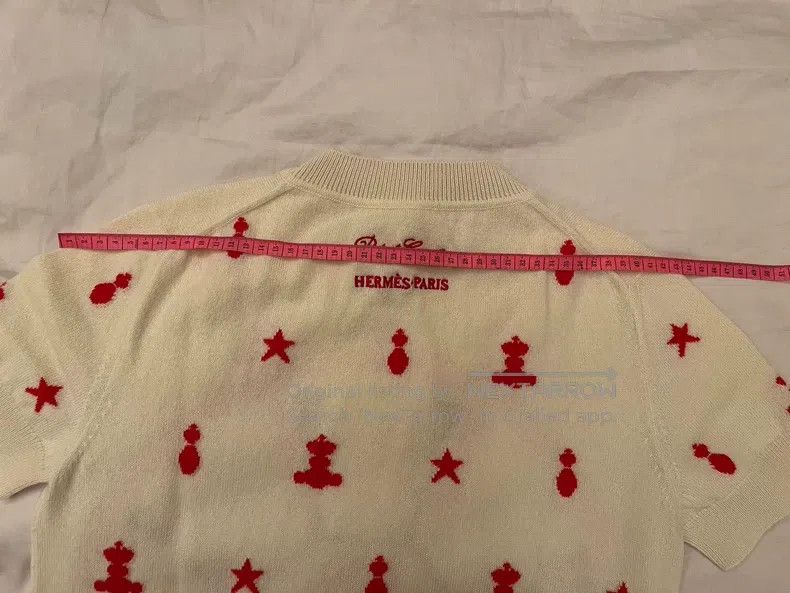 Hermes Hermes Cashmere short-sleeved shirt Size XS / US 0-2 / IT 36-38 - 7 Thumbnail