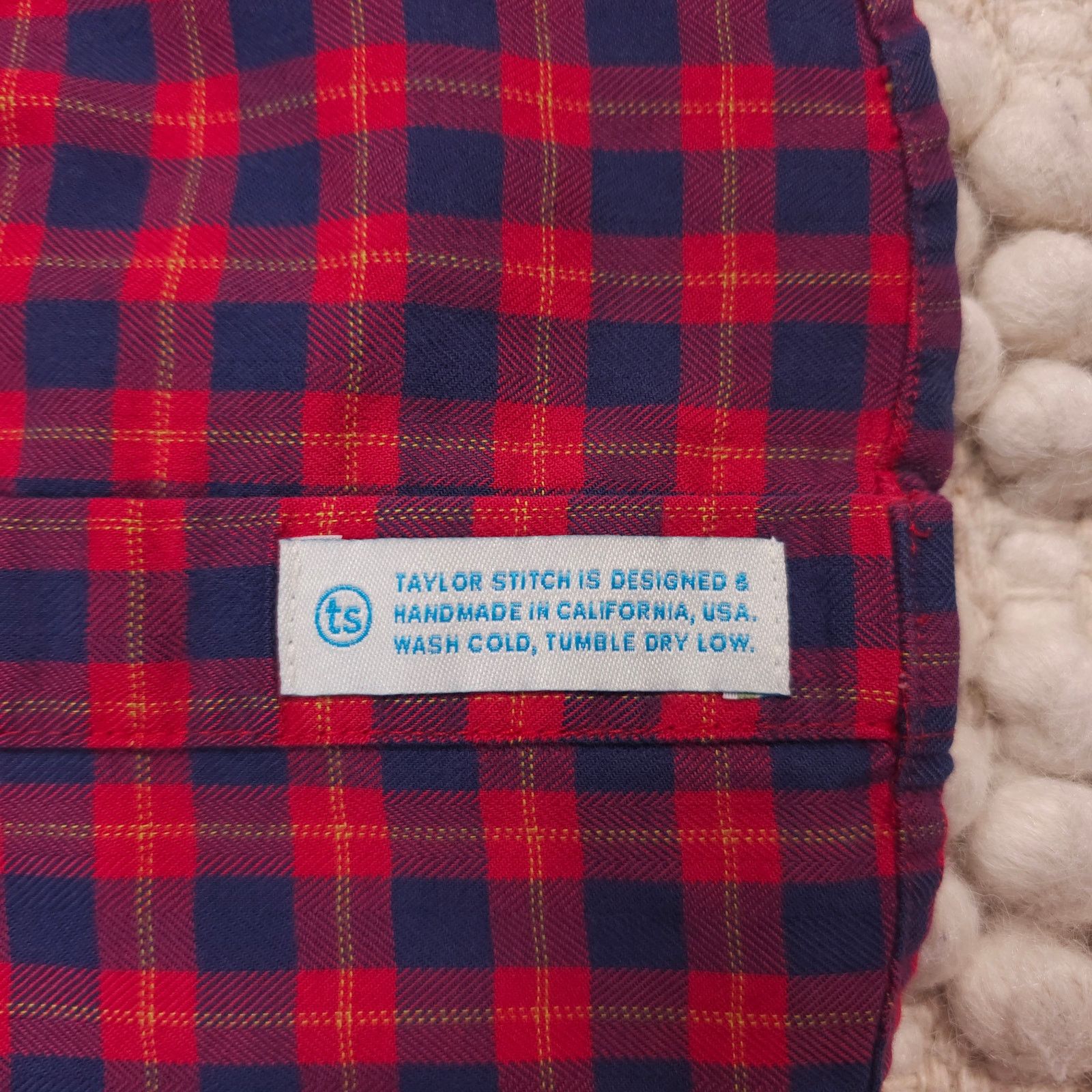 Taylor Stitch Taylor Stitch Women's Button Down Shirt Red Plaid XS Size XS / US 0-2 / IT 36-38 - 7 Thumbnail