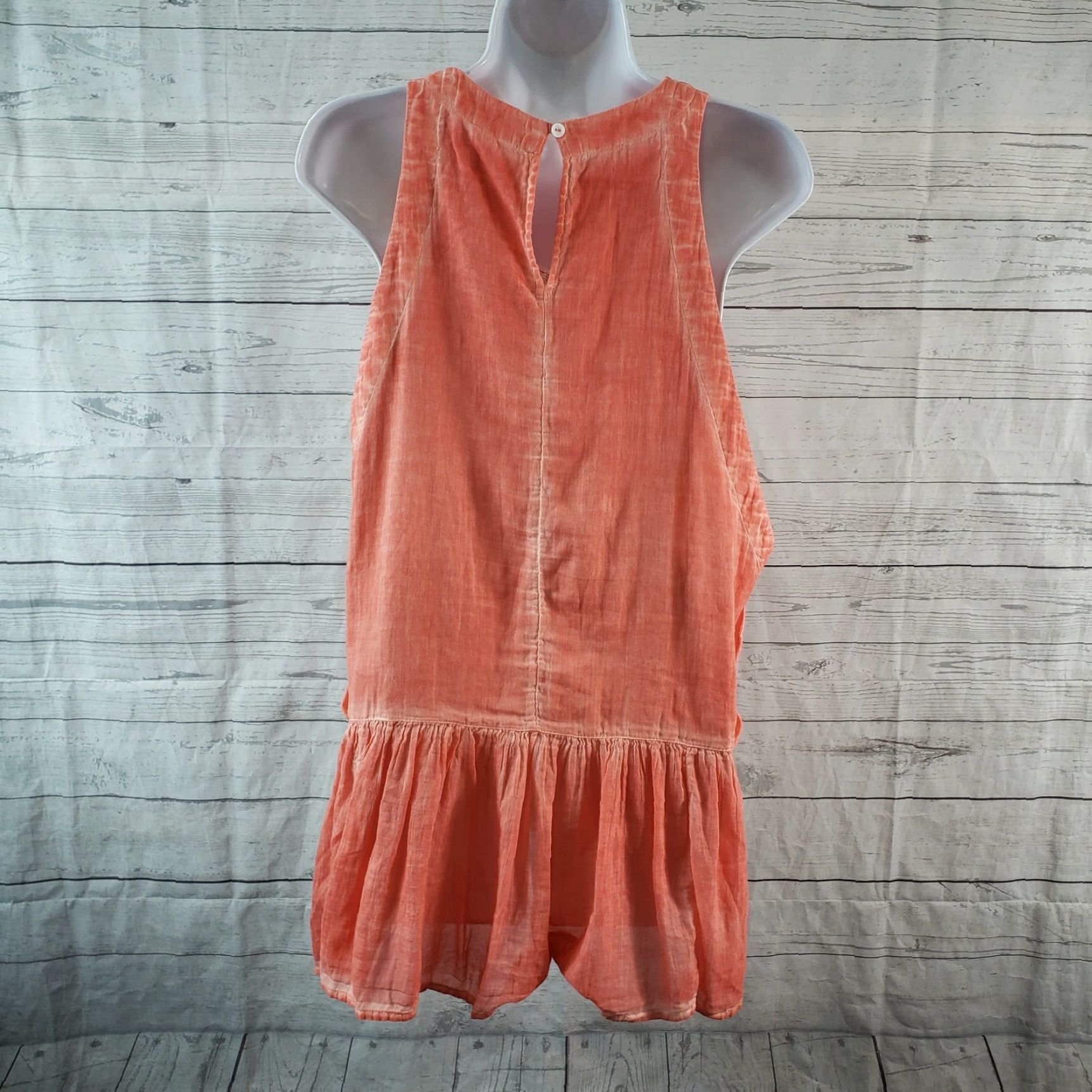 Free People Free People Womens Breathless Moments Tunic XS Red Sleeveless Shirt Blouse Casual Tunic Mens? Size XS / US 0-2 / IT 36-38 - 4 Thumbnail