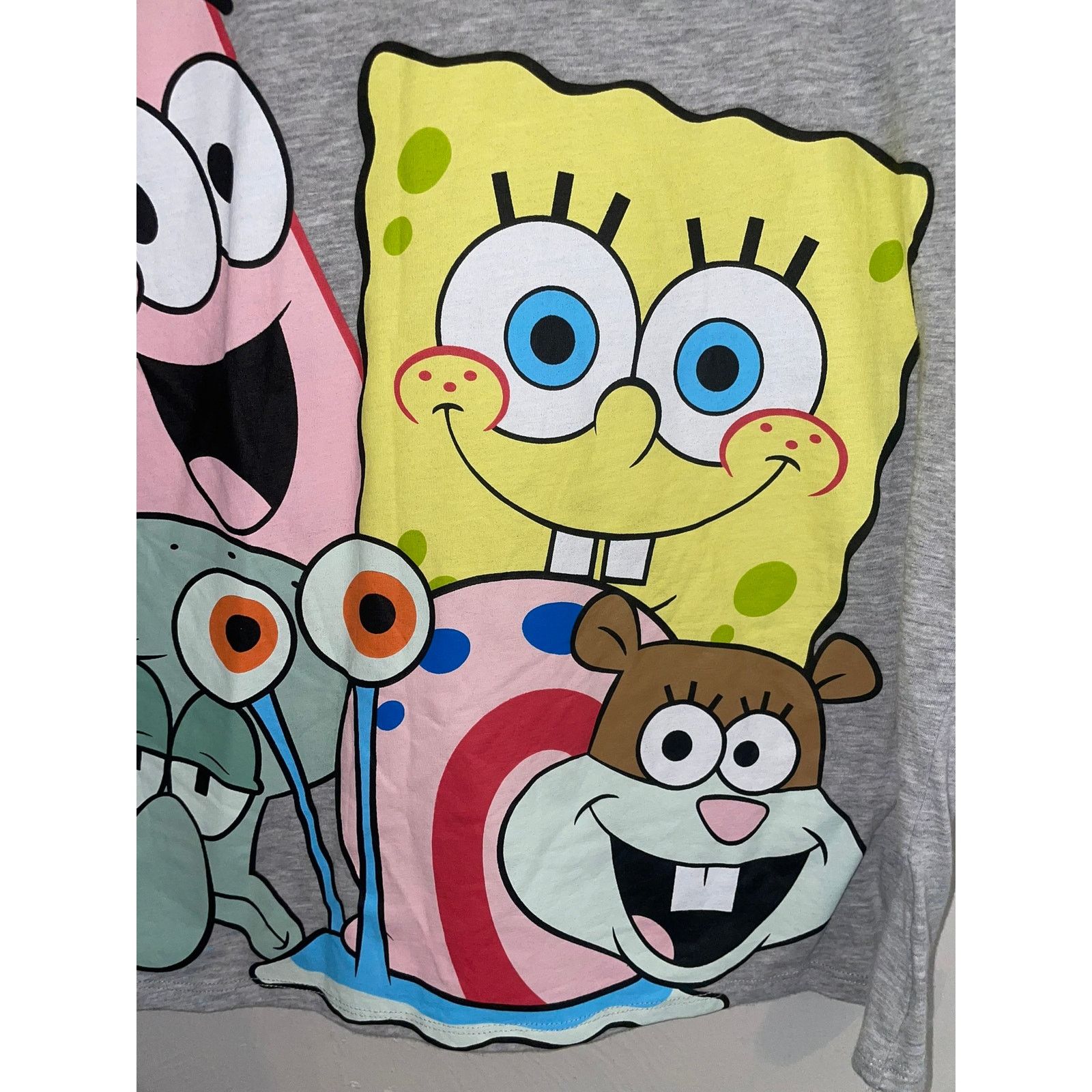 Nickelodeon Womens Spongebob Shirt And Friends Tee Top 2021 XL Women Size XL / US 12-14 / IT 48-50 - 3 Thumbnail