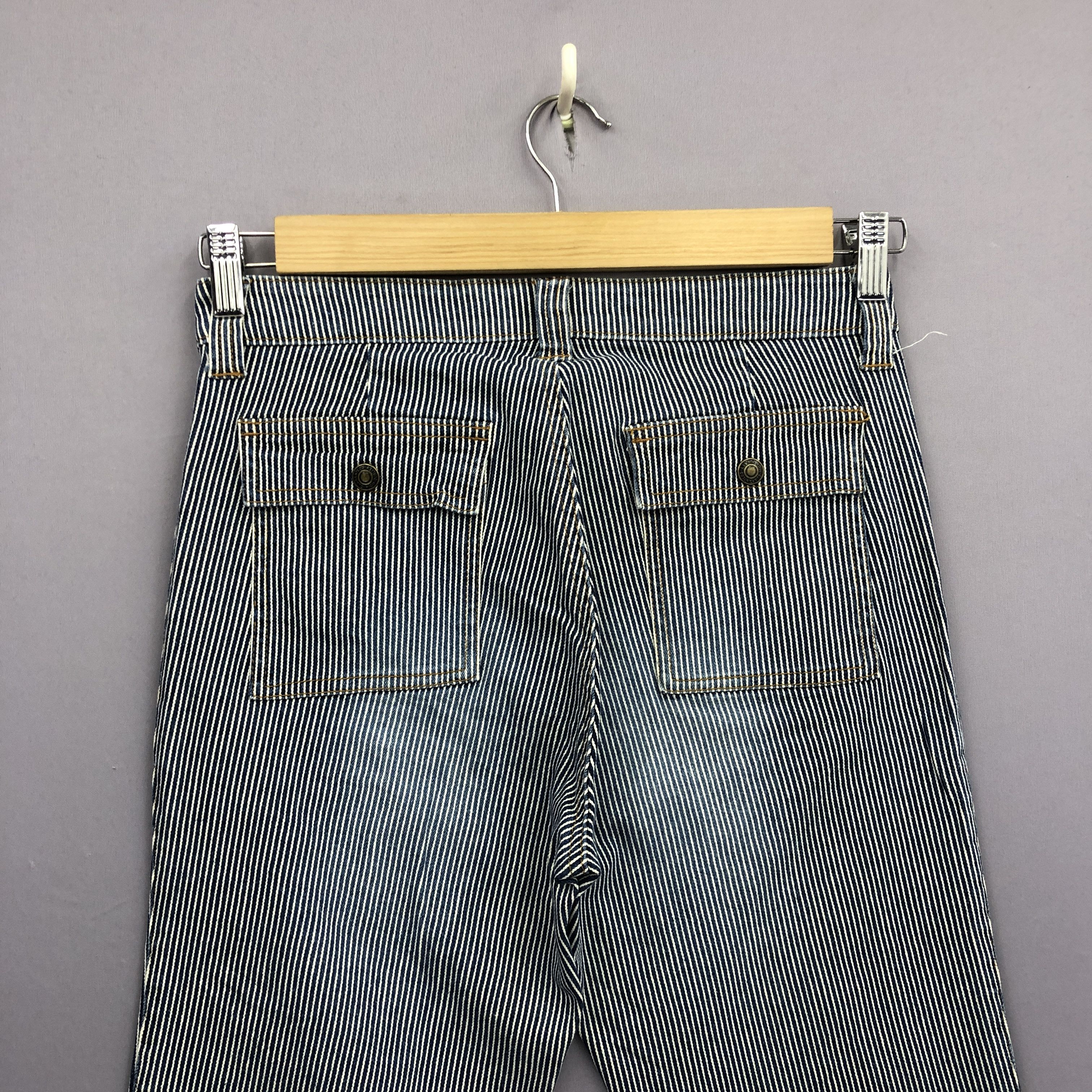 Japanese Brand Vintage Lib Ace Hickory Bush Pants Japanese Jeans Denim Size US 30 / EU 46 - 4 Thumbnail