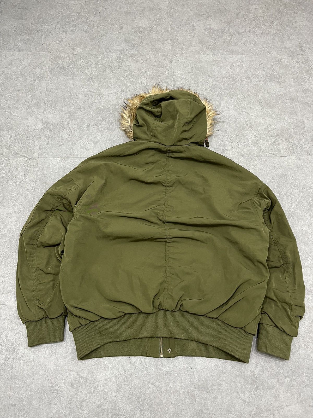 If Six Was Nine 2000s Bomber N2B Type KMRii Style Puffer Faux Fur Jacket Size US L / EU 52-54 / 3 - 11 Thumbnail
