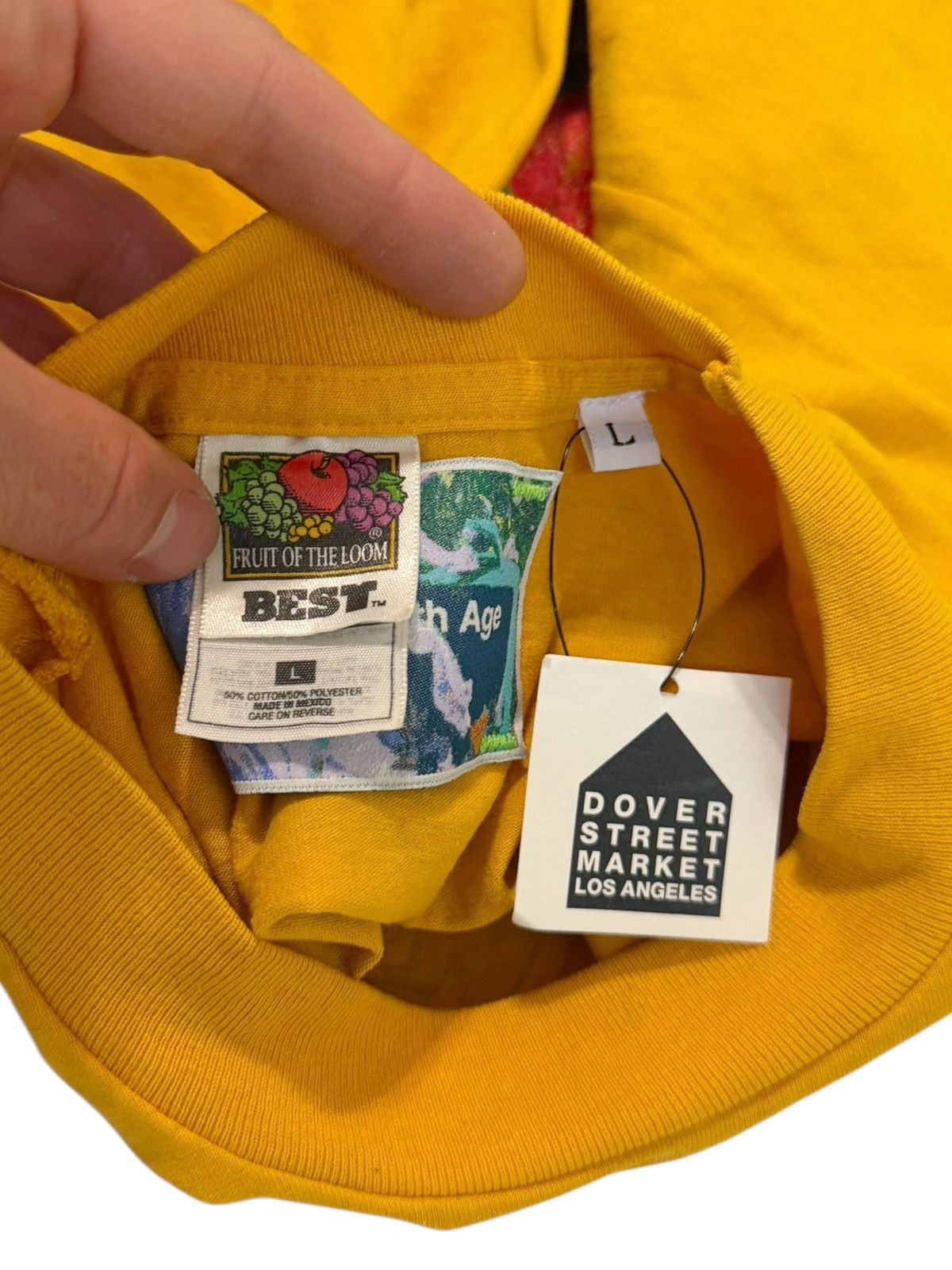 Better With Age Honey Upcycled Vintage Shirt Acid Rabbit Size US L / EU 52-54 / 3 - 6 Thumbnail