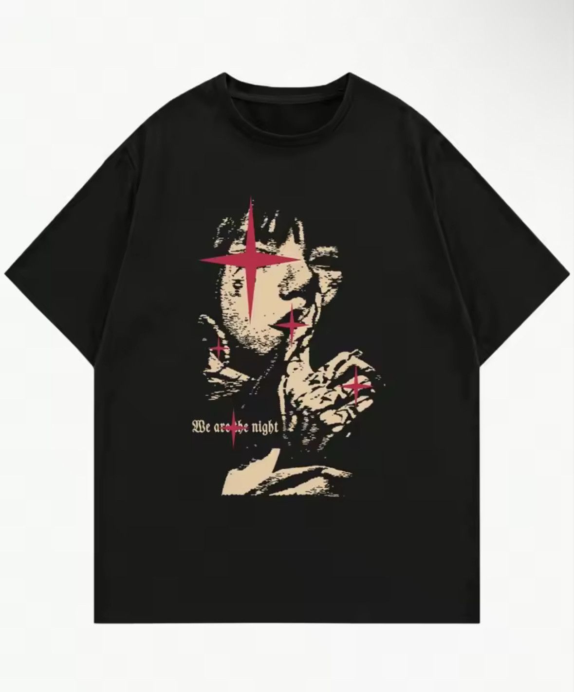 Other Streetwear Vintage Japanese Girl Cross Print T-Shirt Punk Size US XXL / EU 58 / 5 - 1 Thumbnail