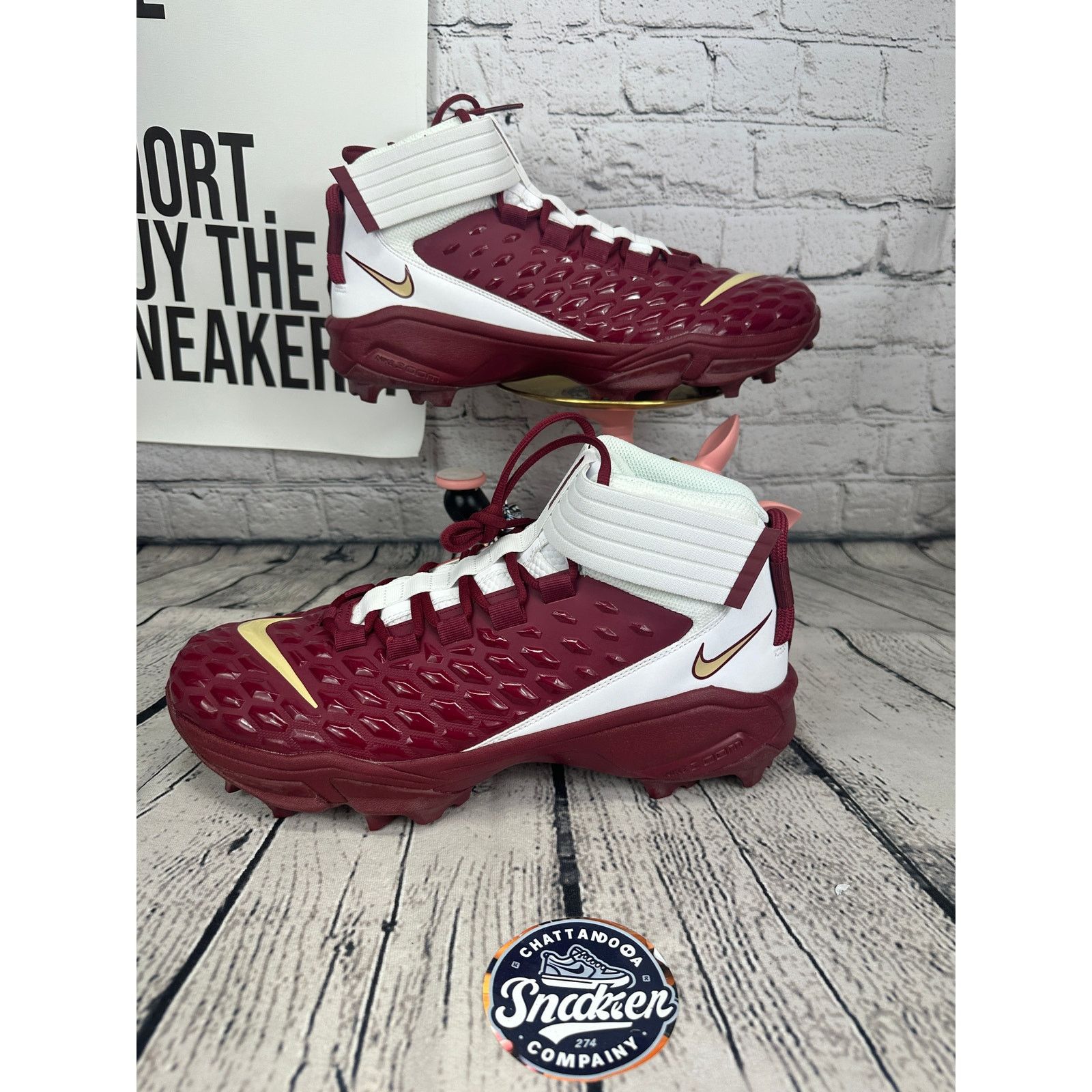 Nike Nike Force Savage Pro 2 Shark Football Cleats Mens 14.5 FSU Size US 14 / EU 47 - 1 Thumbnail