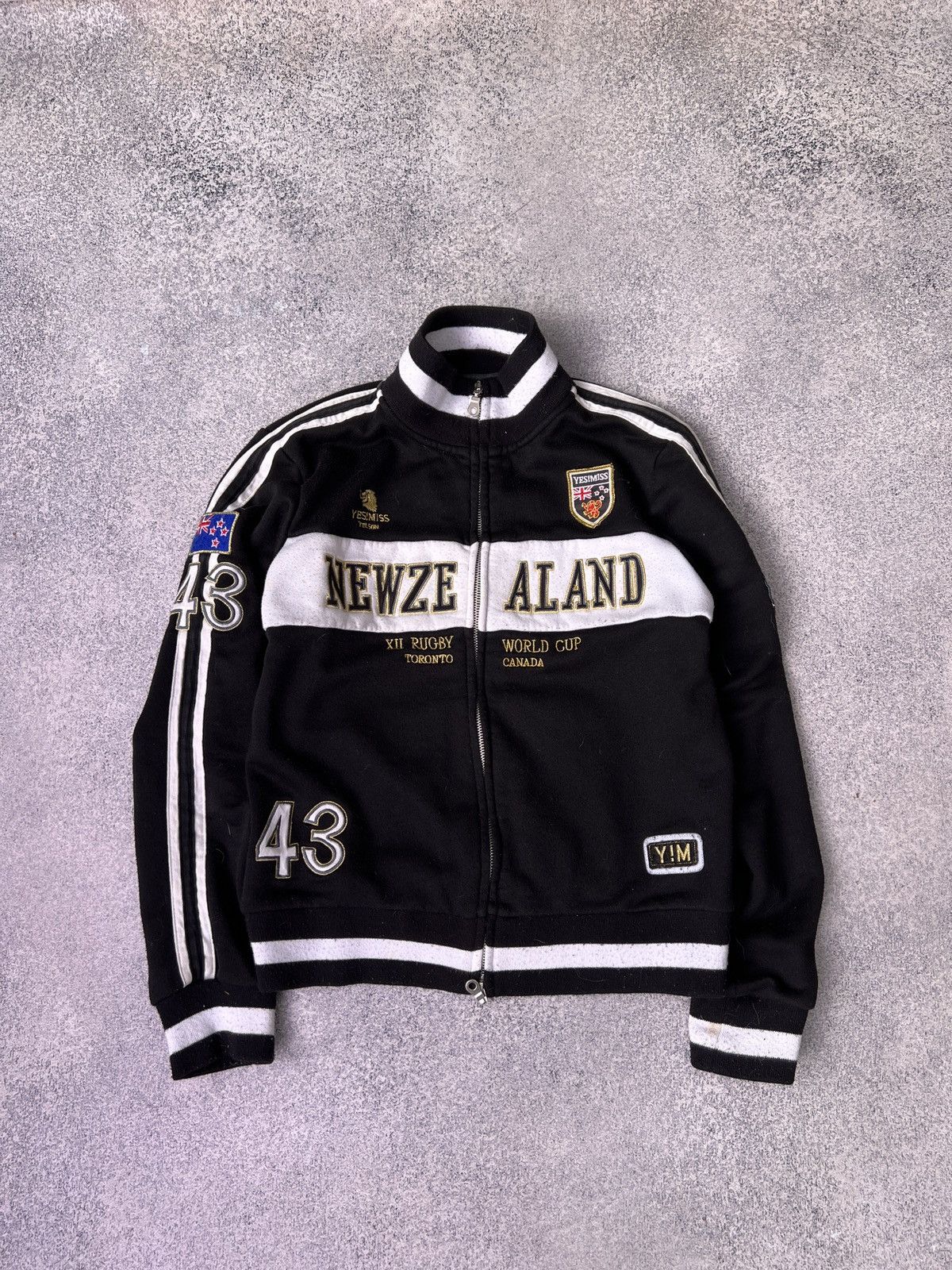 Designer × Vintage Vintage New Zealand Rugby World Cup Zip Sweatshirt Size US S / EU 44-46 / 1 - 3 Thumbnail