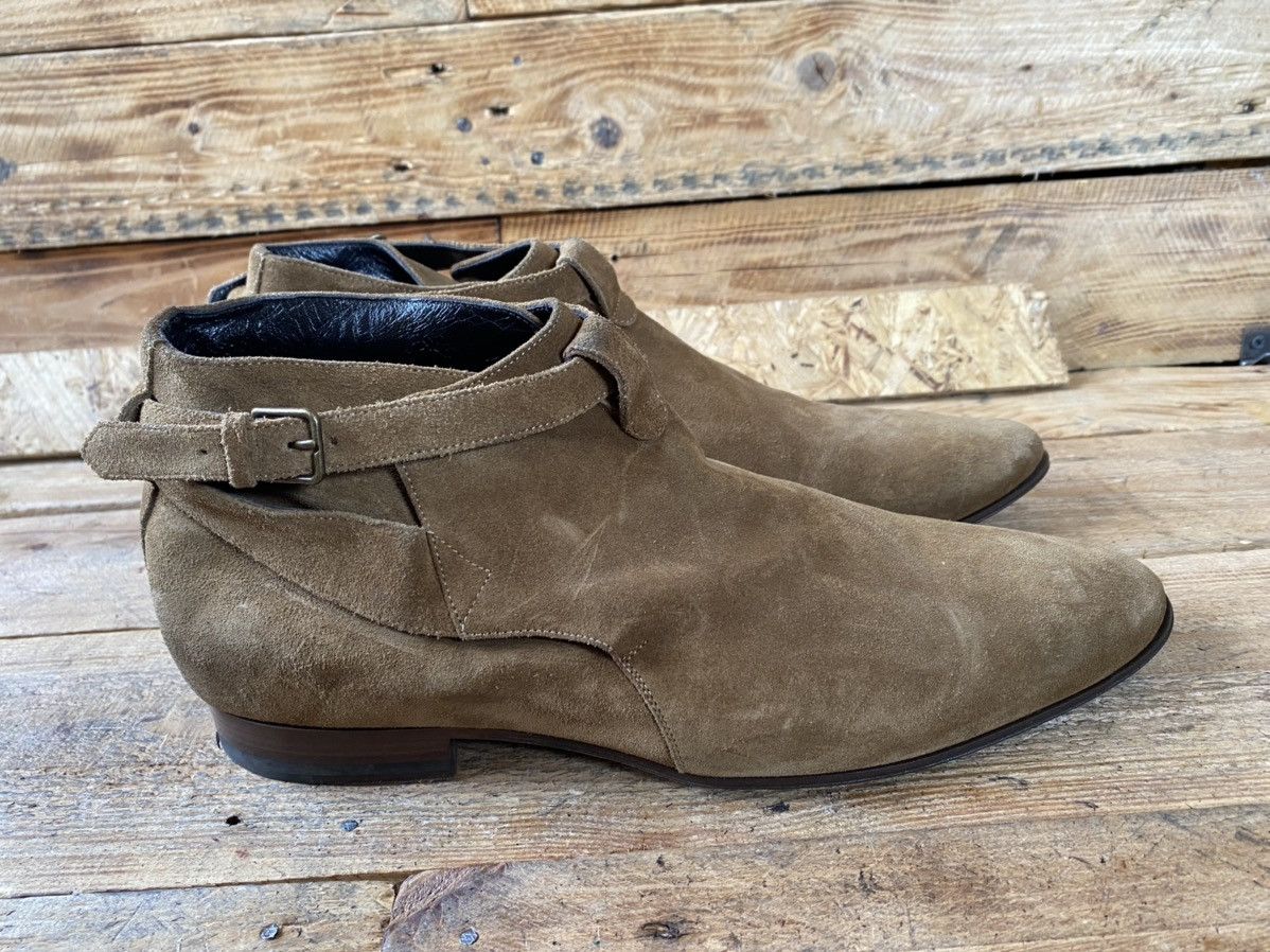 Saint Laurent Paris Saint Laurent jodphur brown suede leather boots sz 42.5 Size US 9.5 / EU 42-43 - 6 Thumbnail