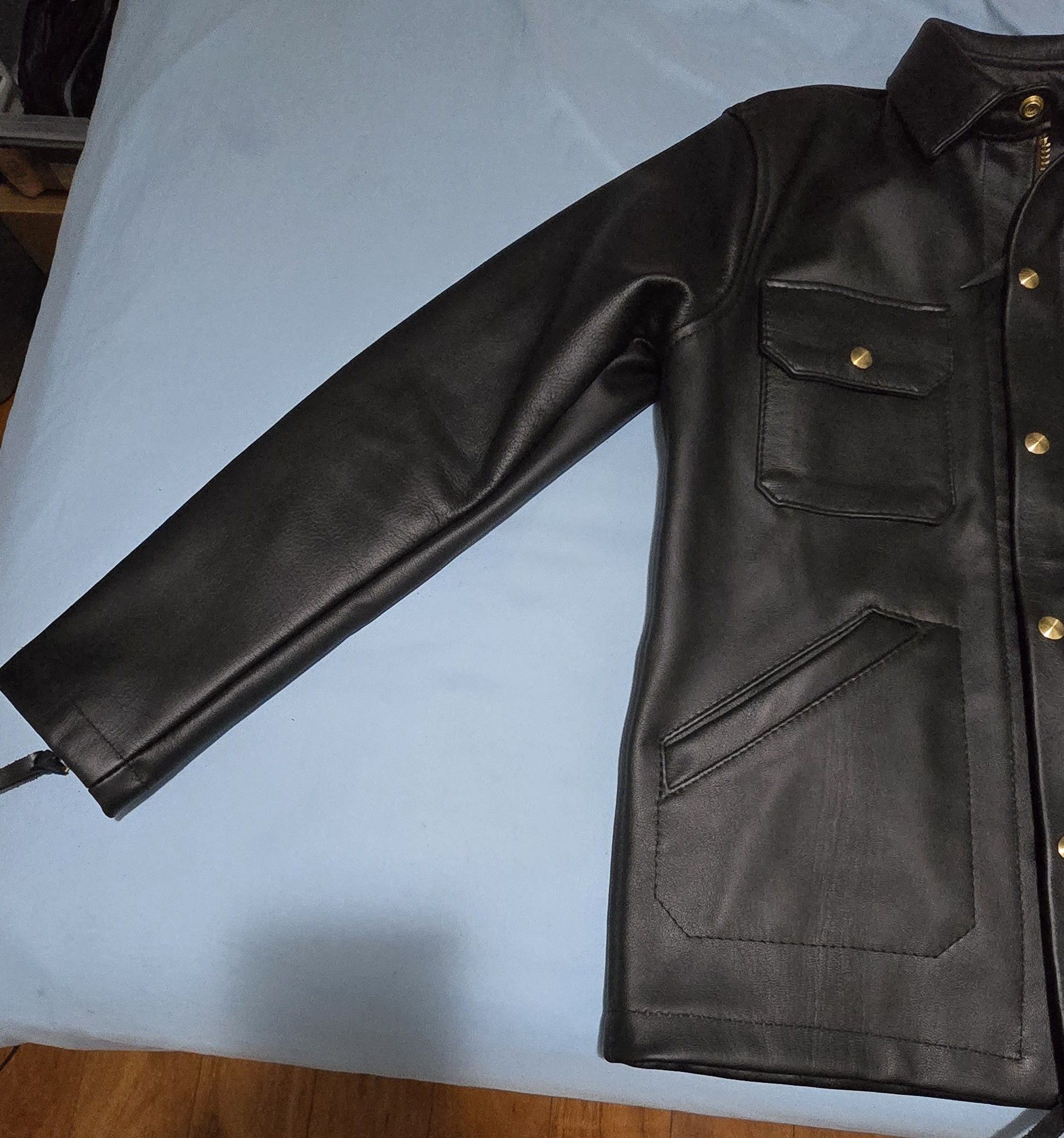 Ship John Ship John X Langlitz Wills Leather Jacket XS Size US XS / EU 42 / 0 - 4 Thumbnail