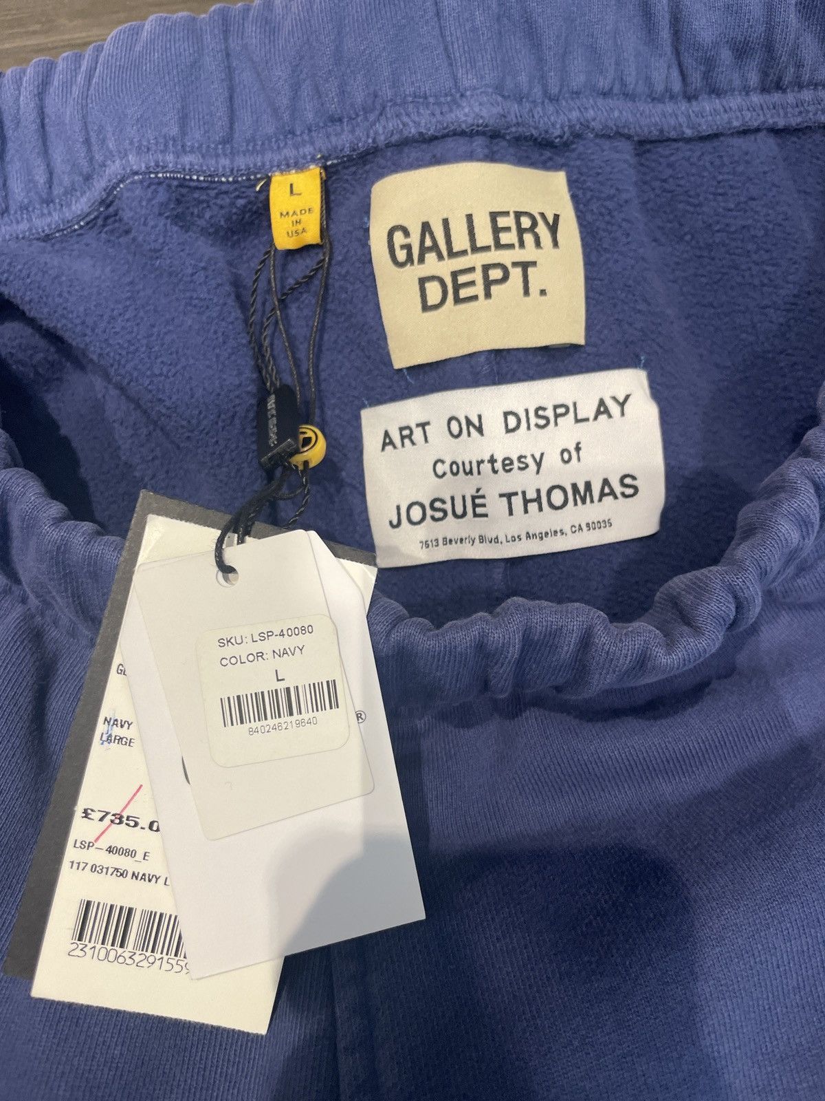 Gallery Dept. Gallery Dept. Logo Flare Sweatpants Navy Size US 34 / EU 50 - 3 Thumbnail