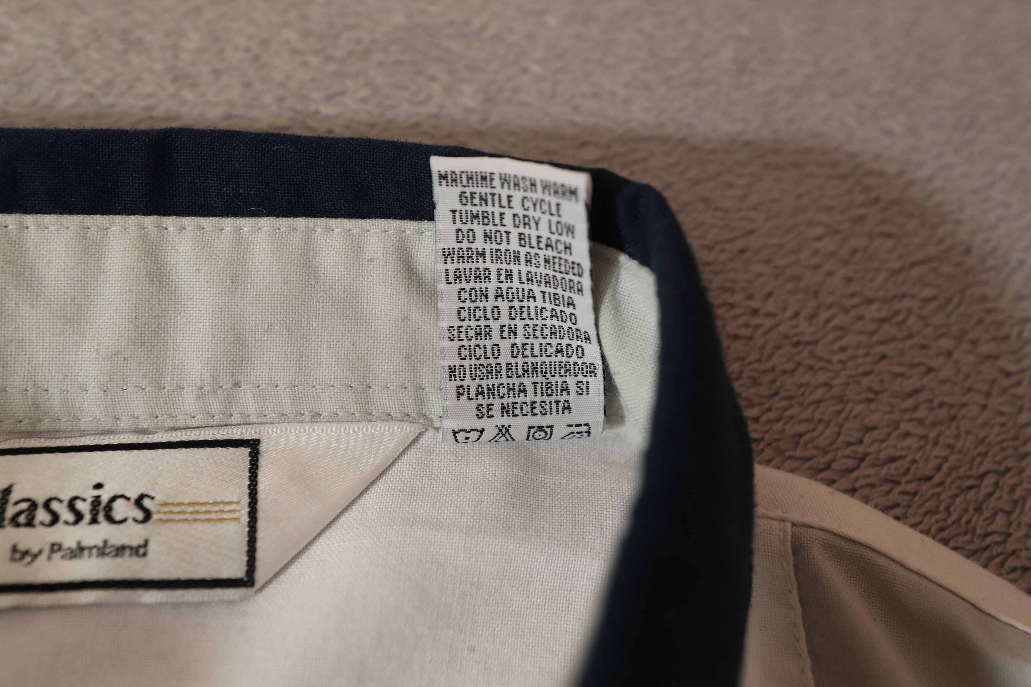 Vintage Classics by Palmland Vintage Striped Polo Shirt (L) Size US L / EU 52-54 / 3 - 13 Thumbnail
