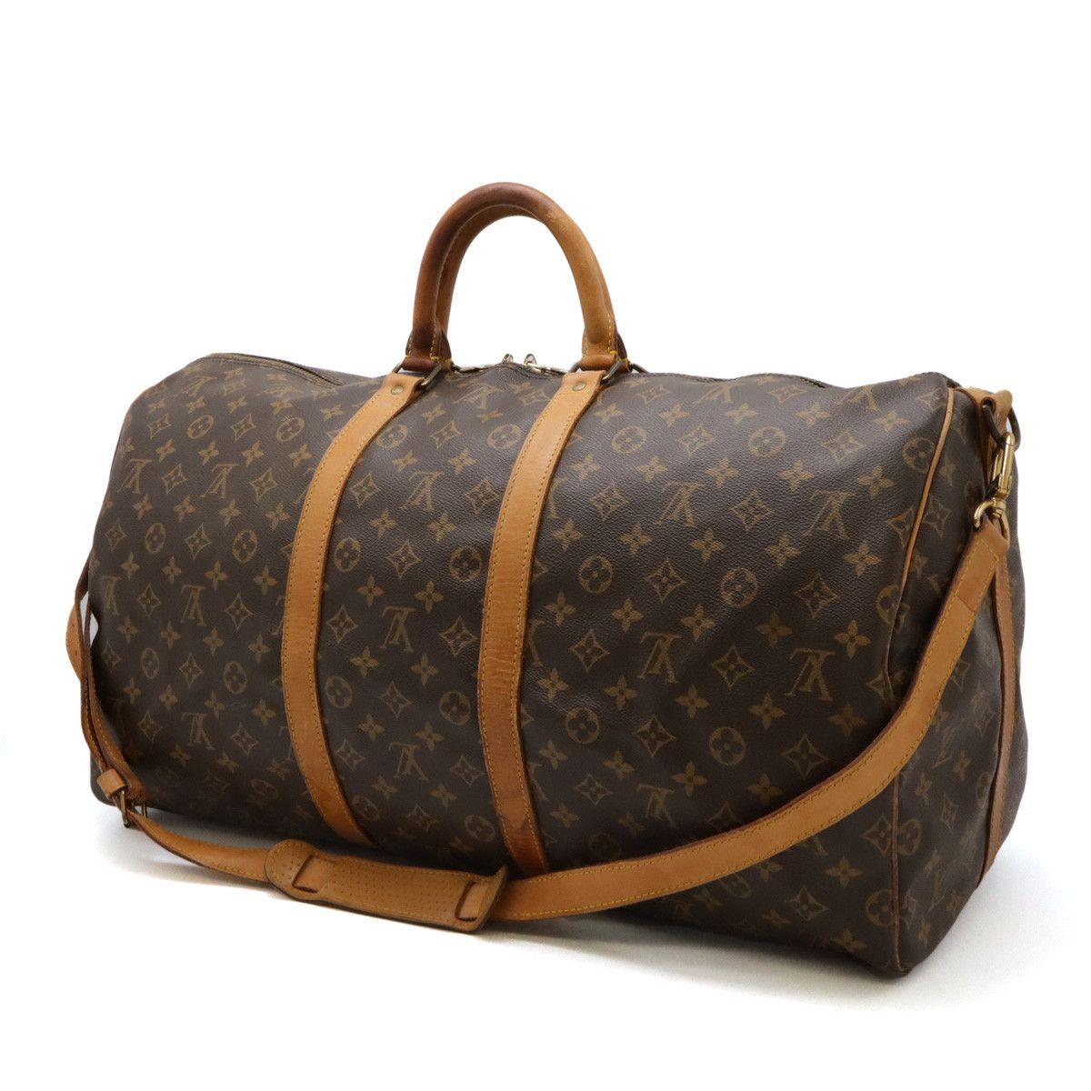 Louis Vuitton Louis Vuitton Louis Vuitton Monogram Keepall Bandouliere 55 Travel Bag M41414 Canvas Travel Bag M41414 in Good Condition Size ONE SIZE - 1 Thumbnail
