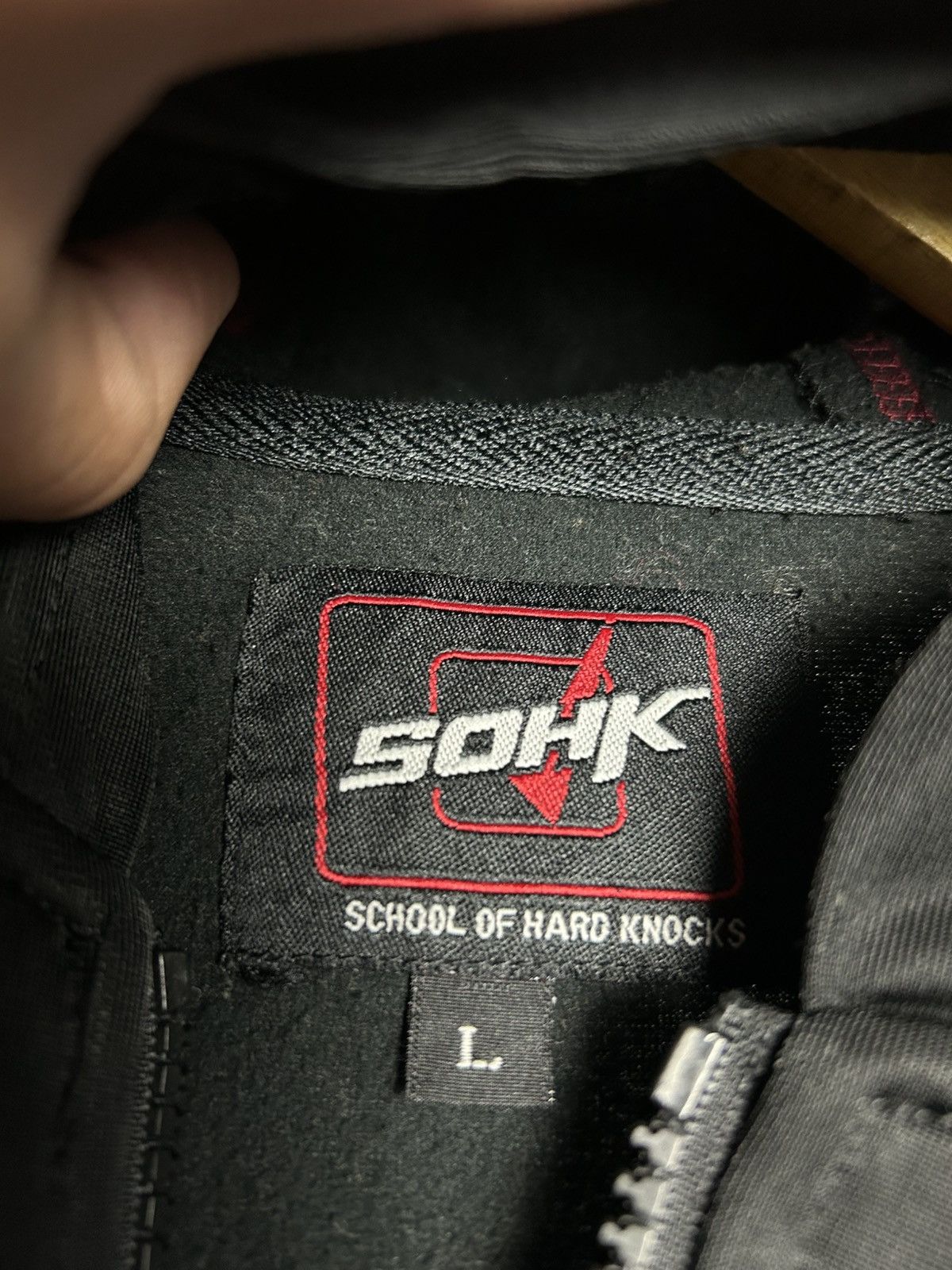 Japanese Brand Y2k School Of Hard Knocks vintage hoodie Oversize Size US L / EU 52-54 / 3 - 9 Thumbnail