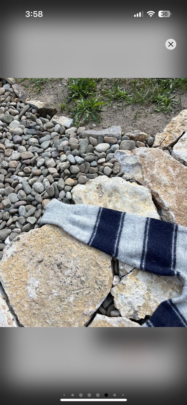 Acne Studios Acne Studios Lima AW11 alpaca wool striped sweater navy y2k Size S / US 4 / IT 40 - 10 Thumbnail