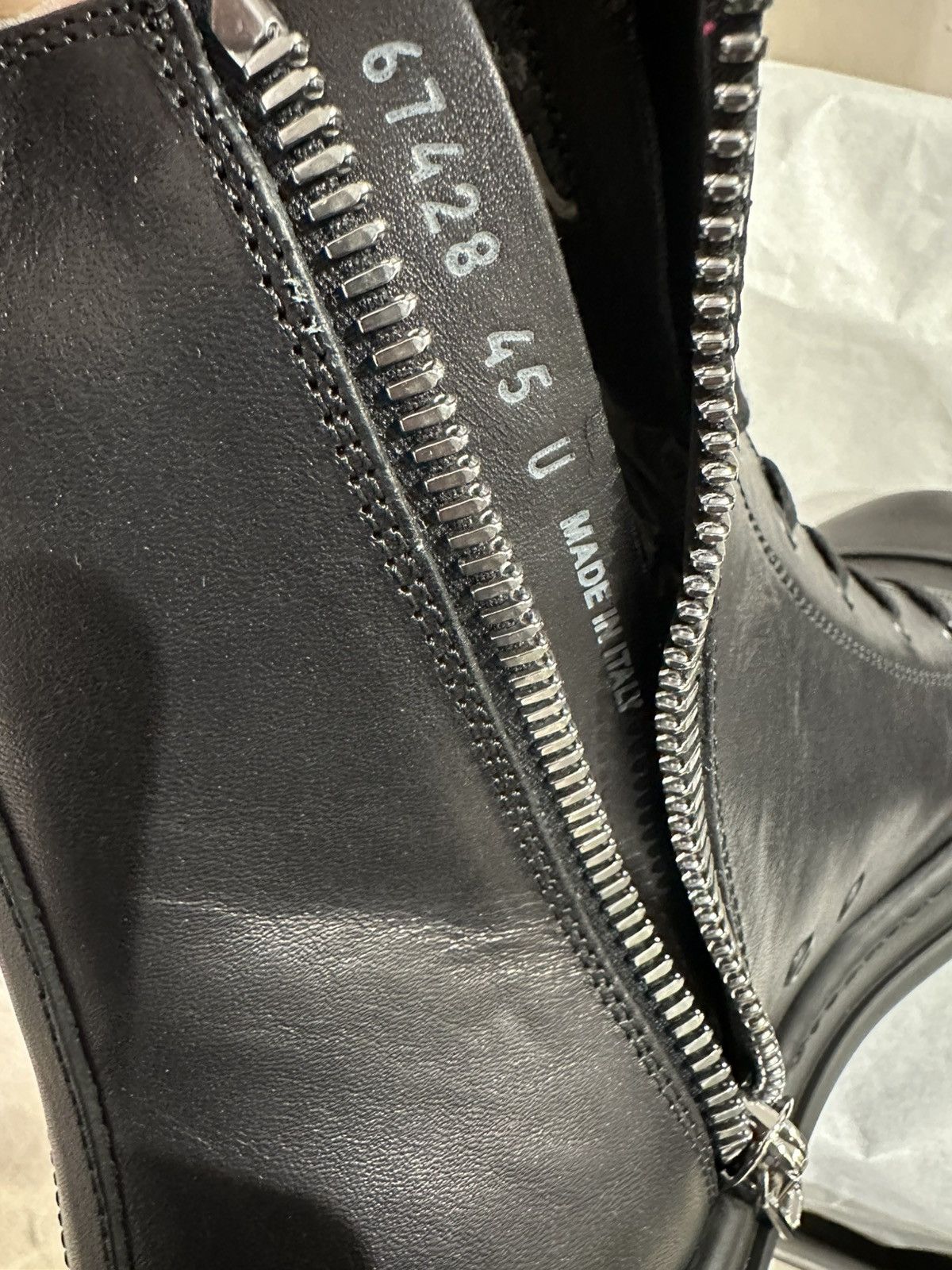 Rick Owens RICK OWENS - Hi Sneaks Black Black Size US 12 / EU 45 - 7 Thumbnail