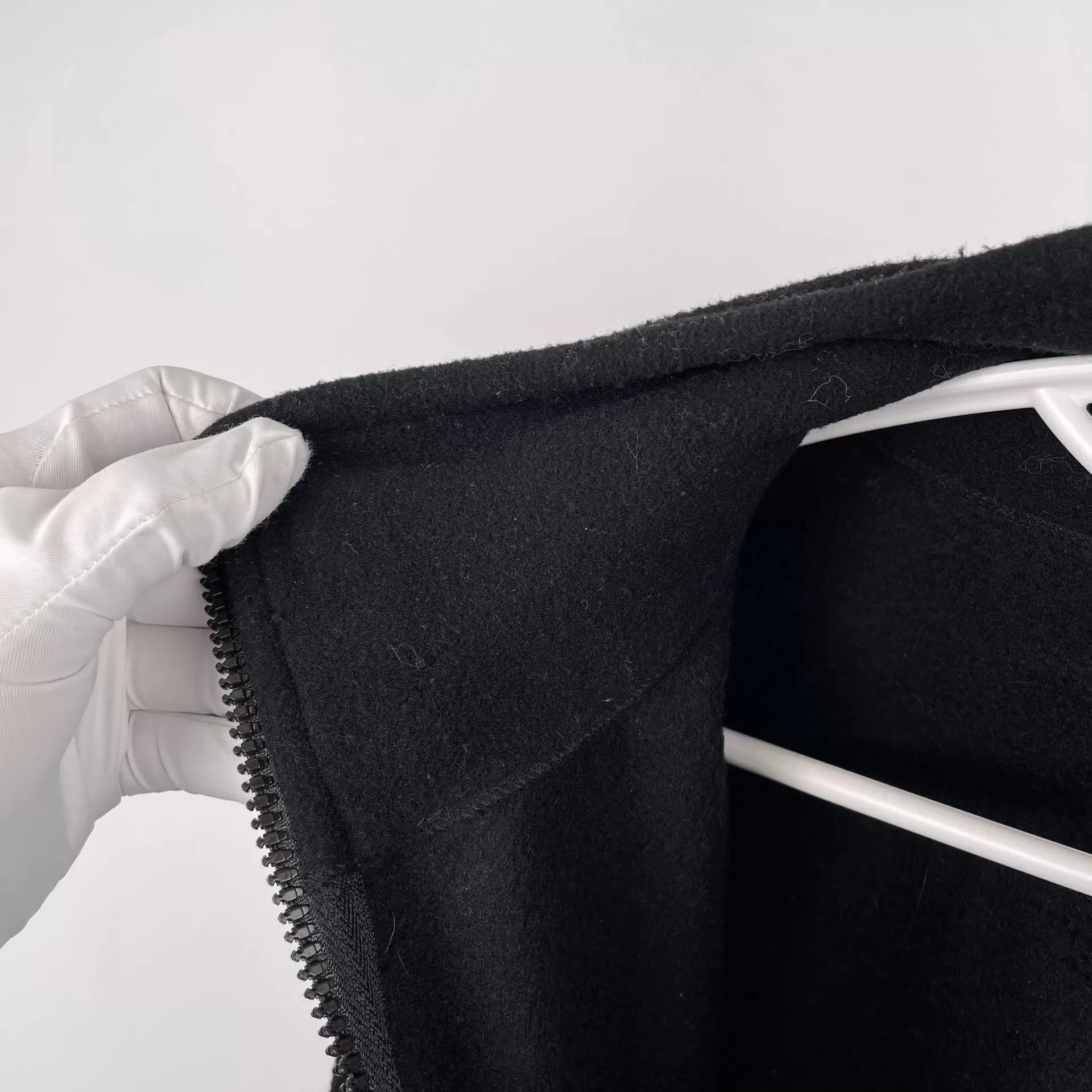 Miu Miu MIU MIU Black Fleece Chest Logo Jacket Size XS / US 0-2 / IT 36-38 - 8 Thumbnail