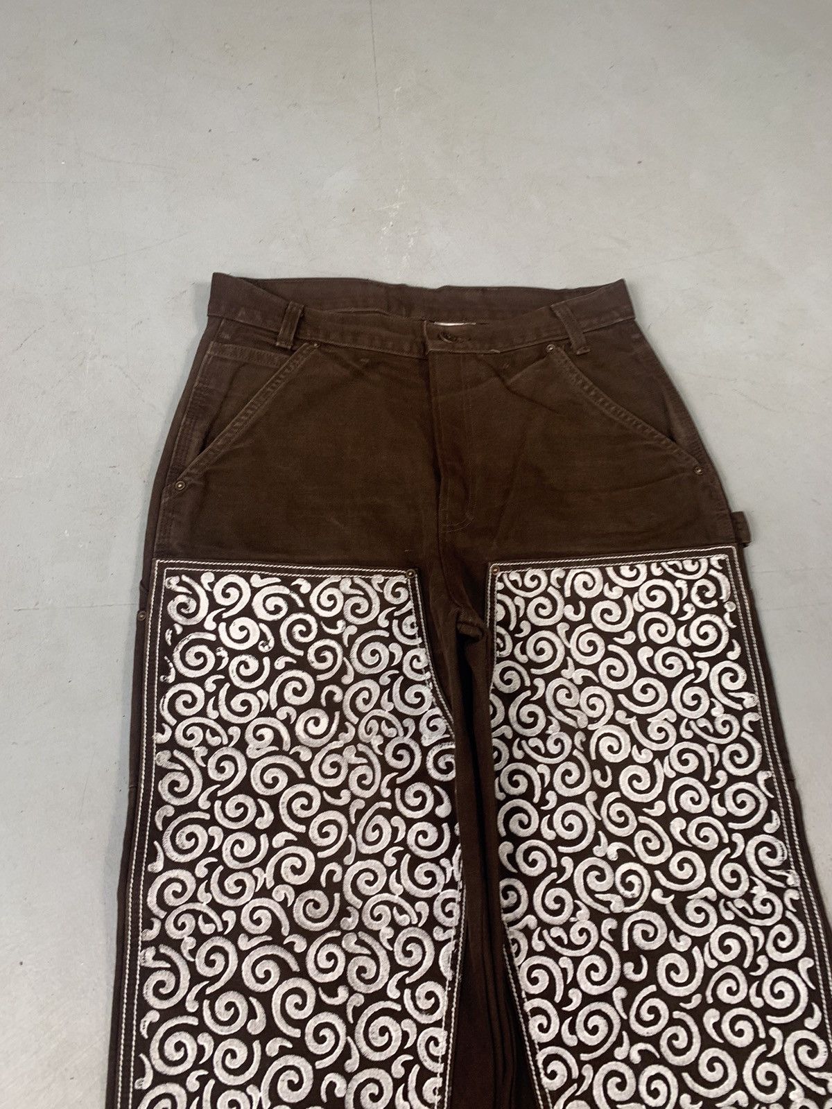 Carhartt Vintage 10f1 Carhartt EB136 dkb double knee blockprint Size US 32 / EU 48 - 4 Thumbnail