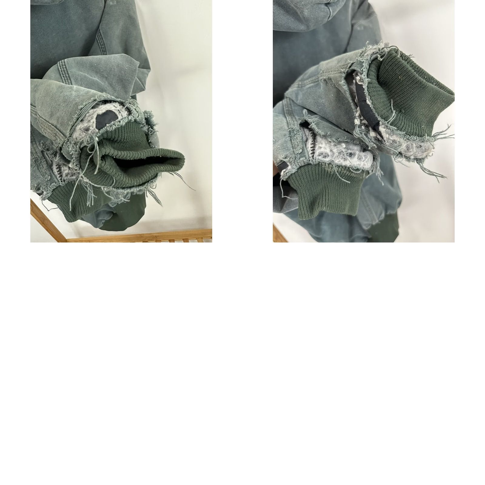Carhartt VTG Carhartt Sun Faded Thrashed Distressed WIP Hooded Quilted Lined Jacket 2XL Size US XXL / EU 58 / 5 - 8 Thumbnail