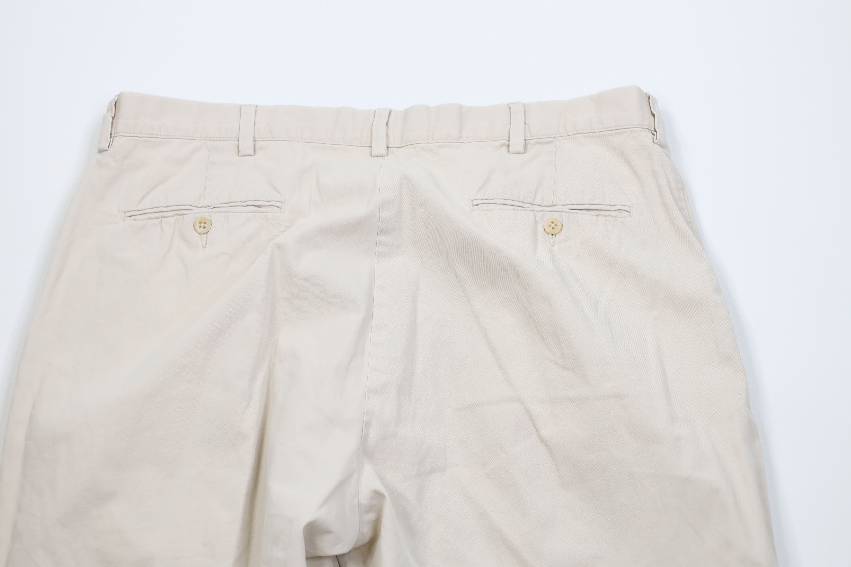 Ralph Lauren Vintage 90s Ralph Lauren Prospect Wide Leg Chino Pants Stone Size US 38 / EU 54 - 12 Thumbnail