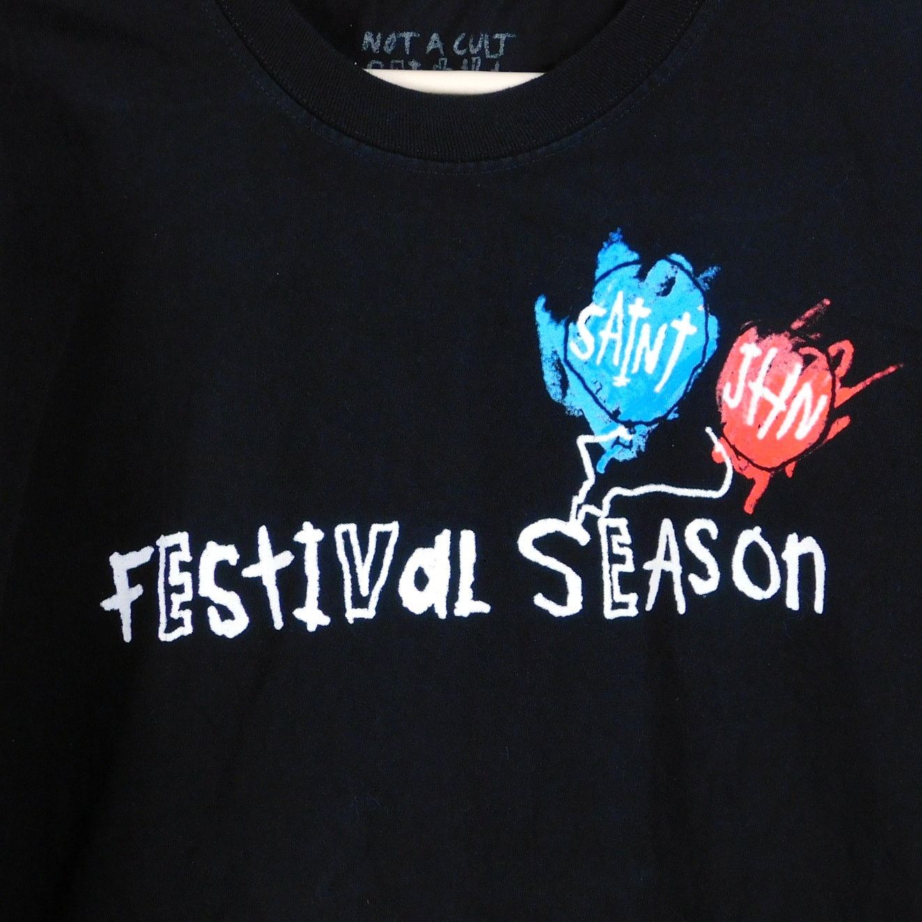 Hanes SAINt JHN Festival Season Tour T Shirt Size XL Double Sided Size US XL / EU 56 / 4 - 4 Thumbnail