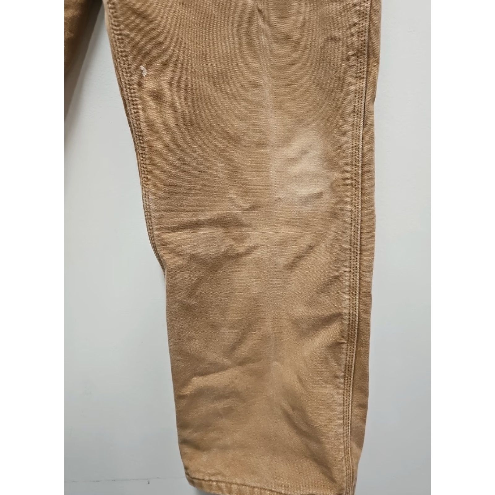 Carhartt VINTAGE Carhartt Pants Duck Canvas Chino Lined 34x29 Men Brown Size US 34 / EU 50 - 2 Thumbnail