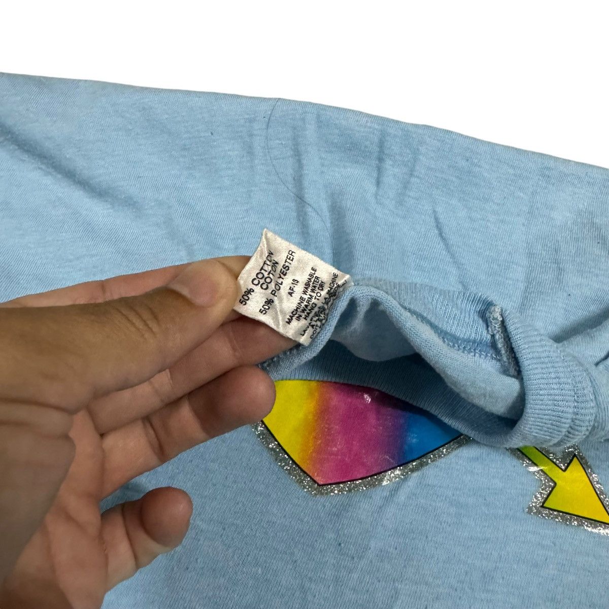 Vintage Vintage Ringer Rainbow Print Big Logo Shirt Size US M / EU 48-50 / 2 - 7 Thumbnail