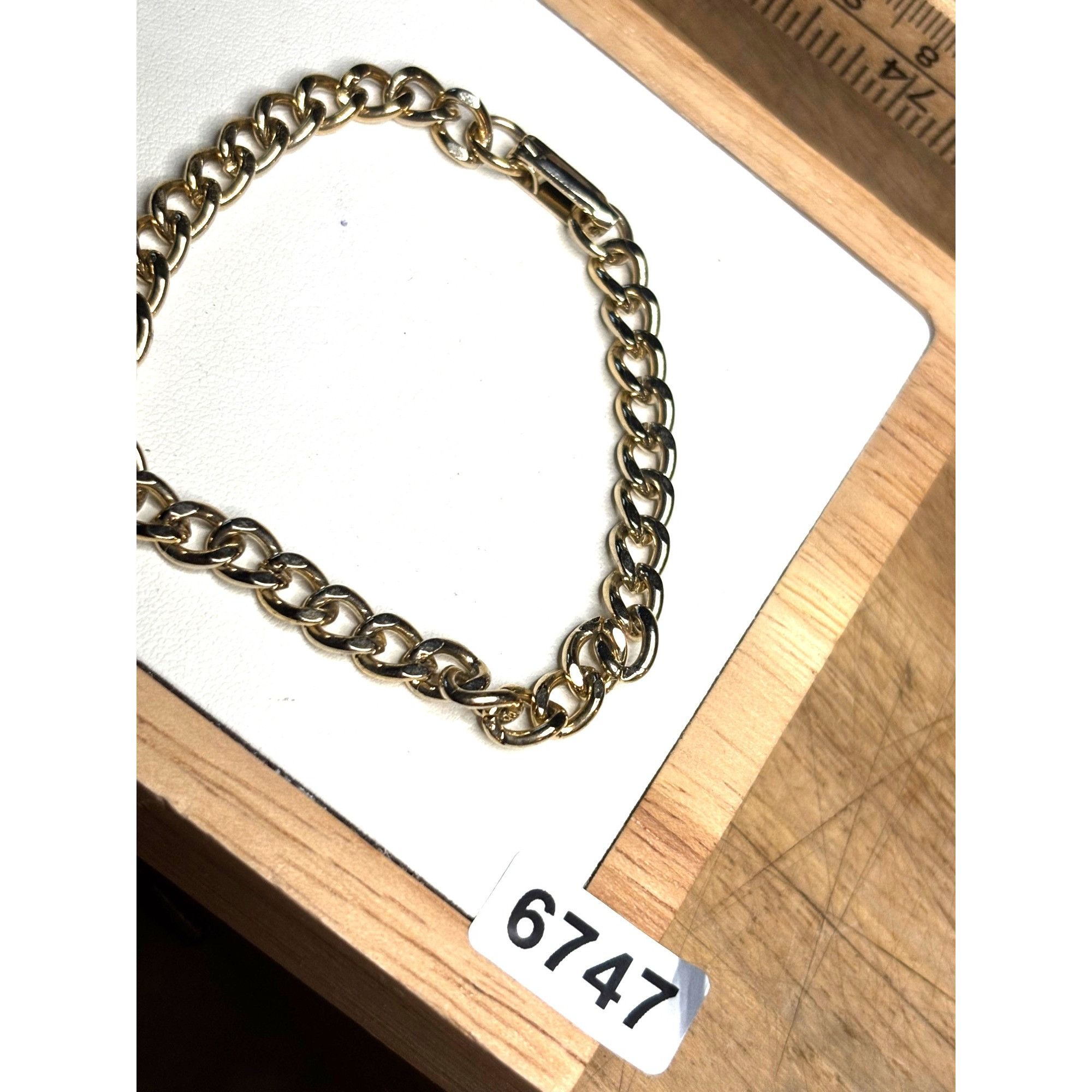 Other Gold Tone Chain Link Bracelet Size ONE SIZE - 5 Thumbnail