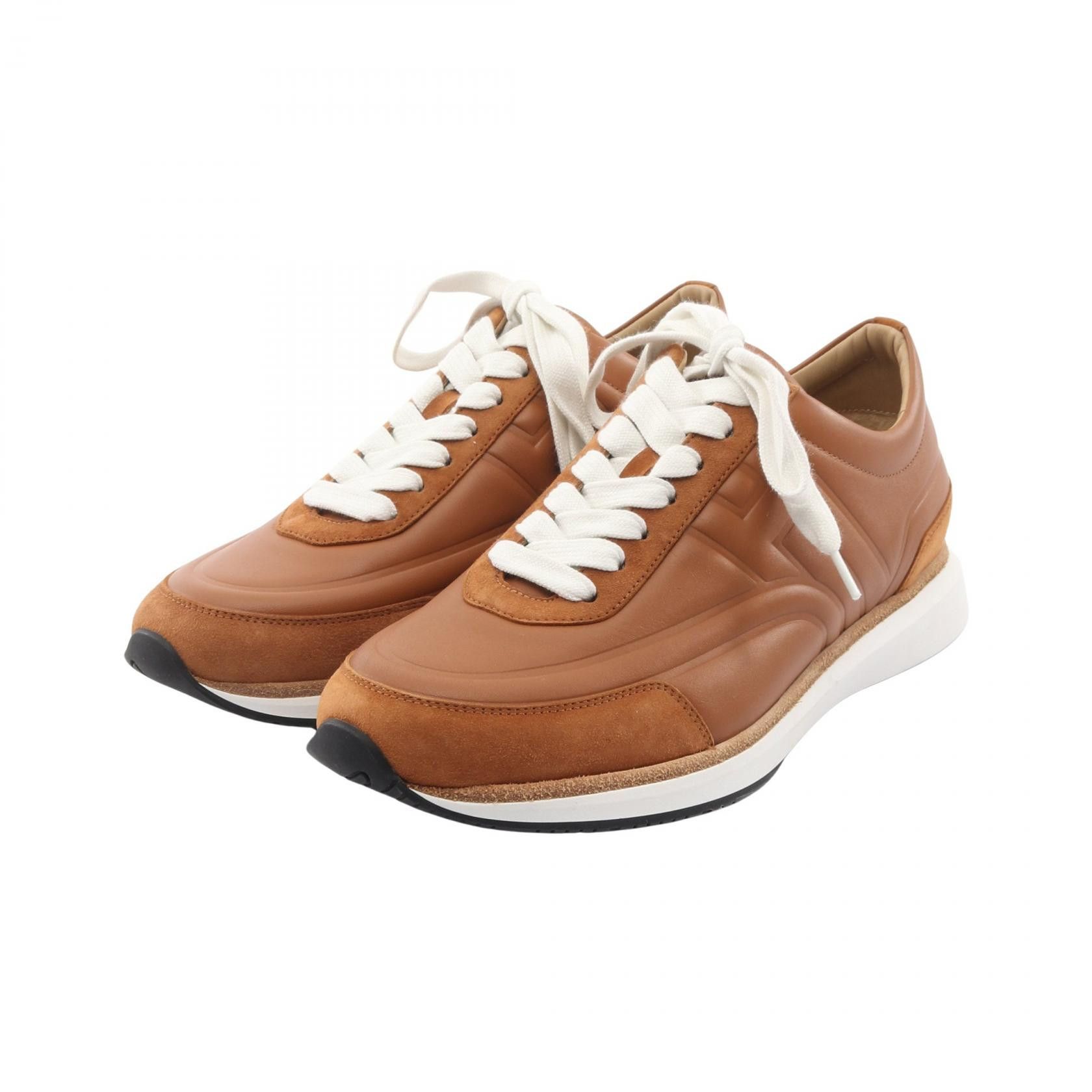 Hermes Hermes Hermes Easy Leather Suede Sneakers Leather Shoes DUTY FREE for USA Size ONE SIZE - 1 Thumbnail