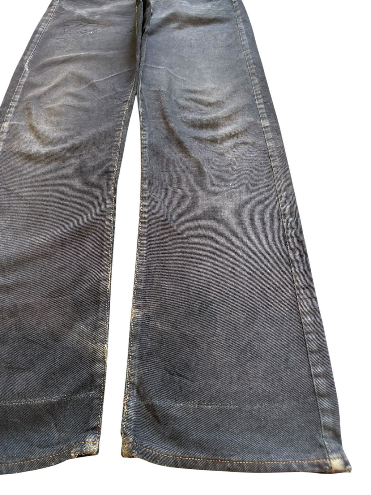 Replay Vintage Replay Black Wash Distressed Loose Baggy Jeans Size US 32 / EU 48 - 7 Thumbnail