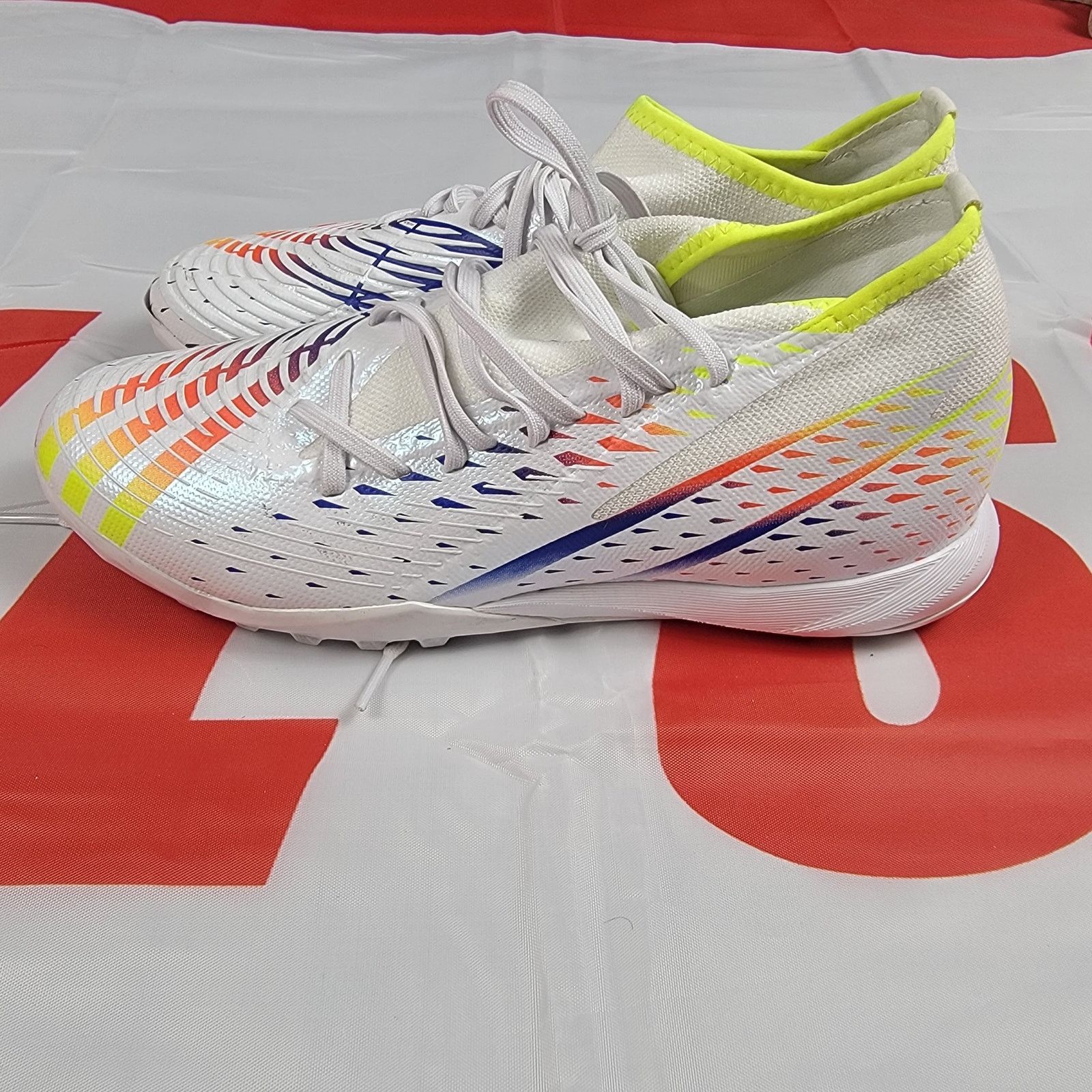 Adidas Adidas Predator Edge.3 TF 'Al Rihla Pack -White' Sz 8.5 (81) Size US 8.5 / EU 41-42 - 2 Thumbnail
