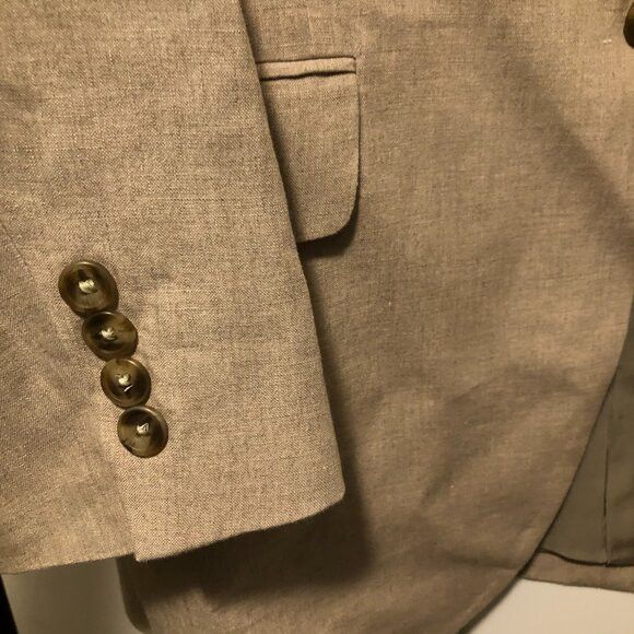 Other ISLAND PACIFIC MEN'S 100%LINEN SPORT COAT BLAZER SIZE: 42R Size 42R - 3 Thumbnail