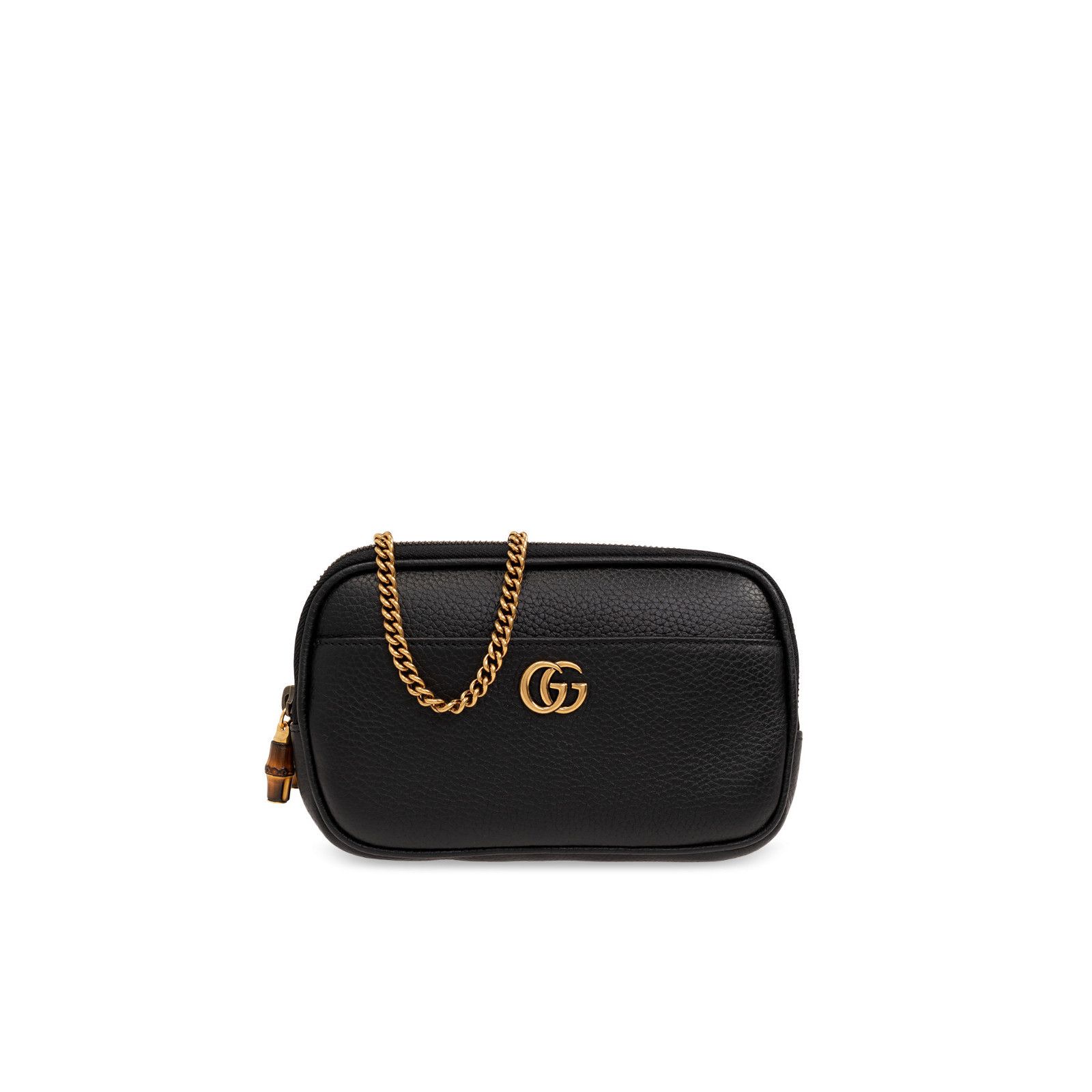 Gucci GUCCI Double G Super Mini Black Shoulder Bag New & Authentic Size ONE SIZE - 1 Thumbnail