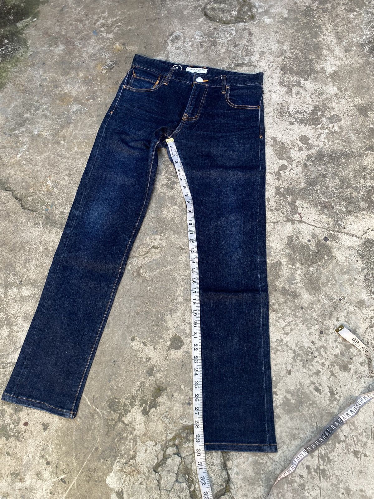 Vanquish Vanquish Tokyo Japan Deep Blue Wash Slim Jeans Size US 30 / EU 46 - 12 Thumbnail