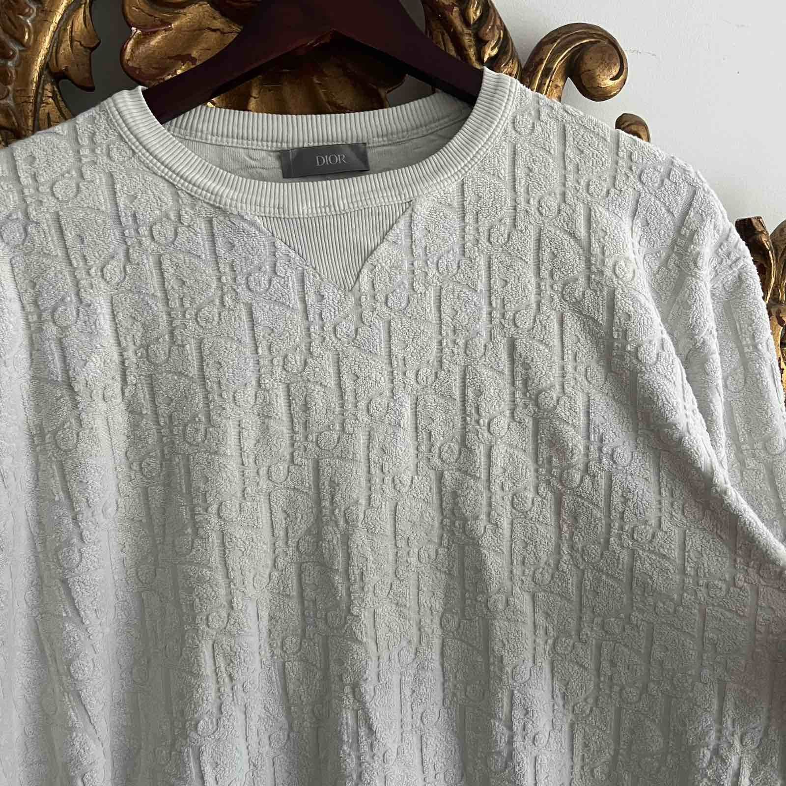 Dior Dior oblique monogram towel t shirt Sz M Size M / US 6-8 / IT 42-44 - 4 Thumbnail