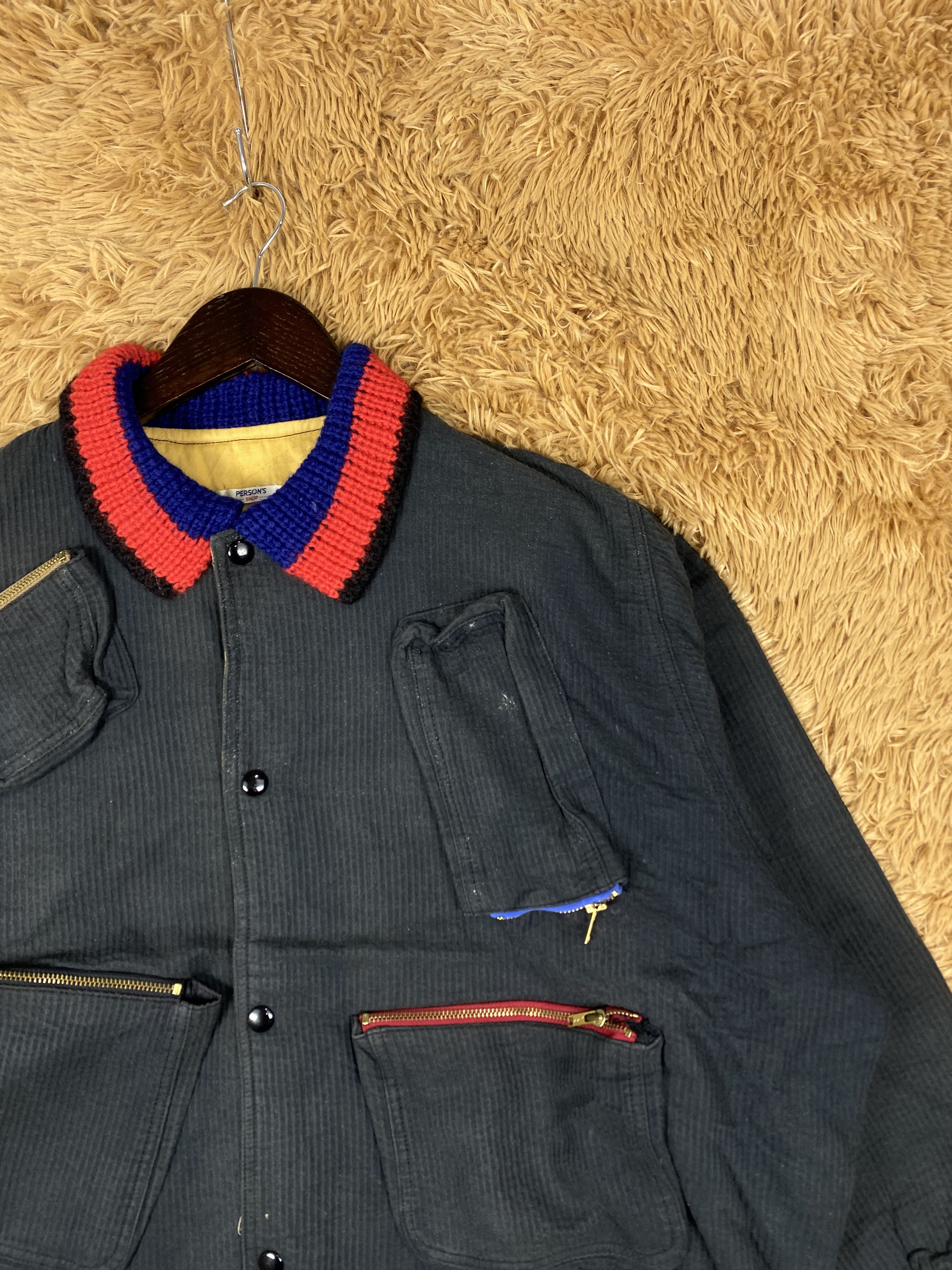 PERSON'S Vintage Person's 3D Multi pocket Jacket DJ0955 Size US XL / EU 56 / 4 - 3 Thumbnail