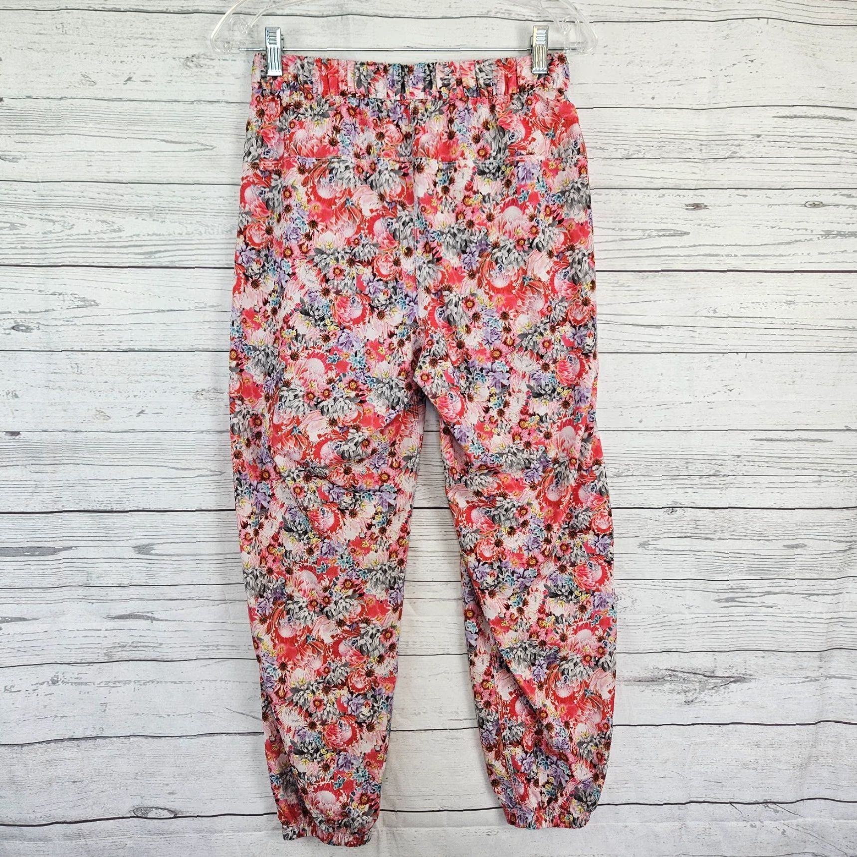 Lululemon Lululemon Womens Rollin With My Omies Joggers Sz 6 Flowabunga Floral Cropped Multicolor Pink Red Women 6 Jogger Pants Ready Womens Size 28" / US 6 / IT 42 - 3 Thumbnail