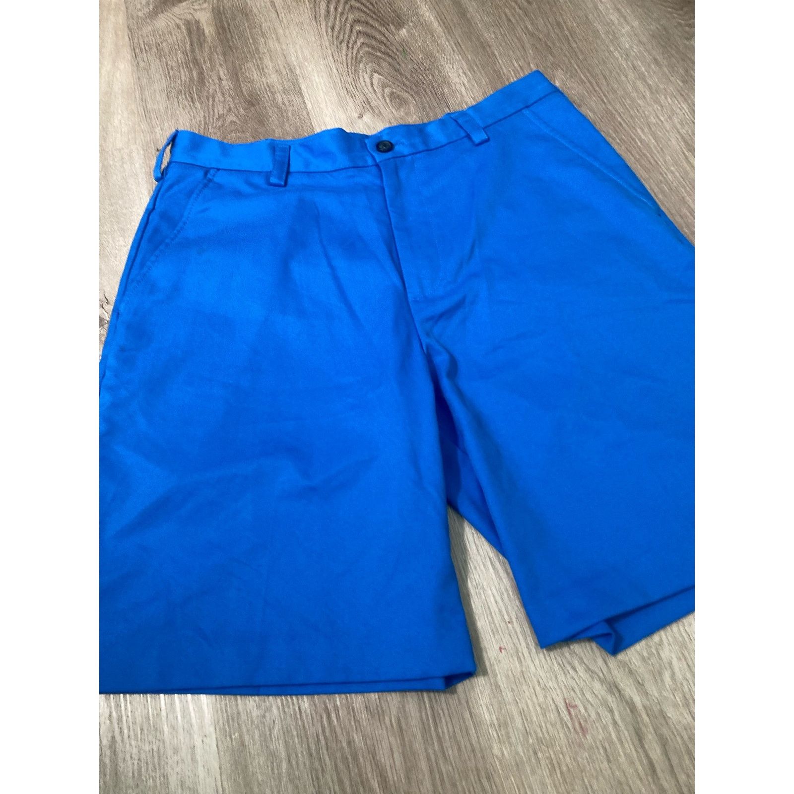 Izod Izod Golf Shorts Blue Men's 30 Flat-Front Casual Sportswear Size US 32 / EU 48 - 5 Thumbnail