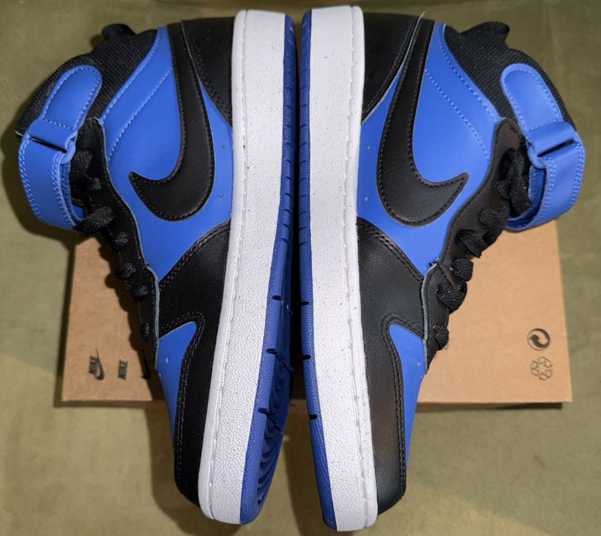 Nike Nike “Black Game Royal” Court Borough Mid 2 sneakers, GS NEW Size US 6.5 / EU 39-40 - 3 Thumbnail