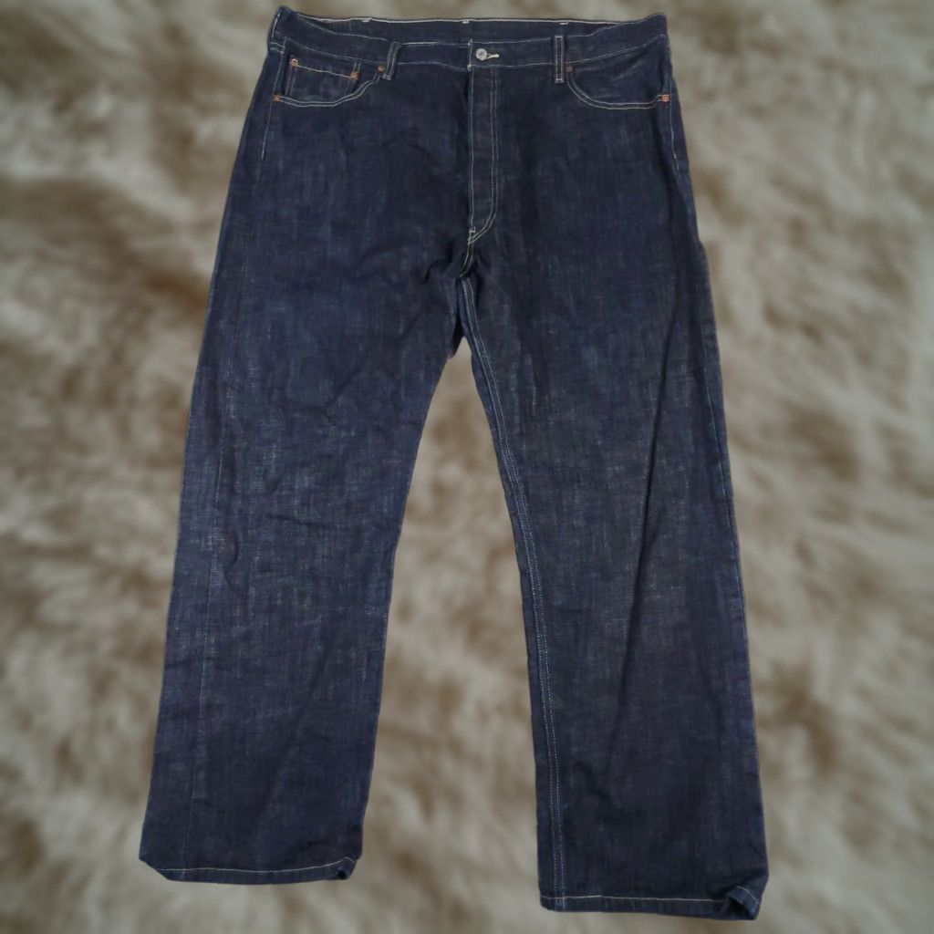 Levi's 501 Straight Leg Jeans Mens Size 44x32 Blue