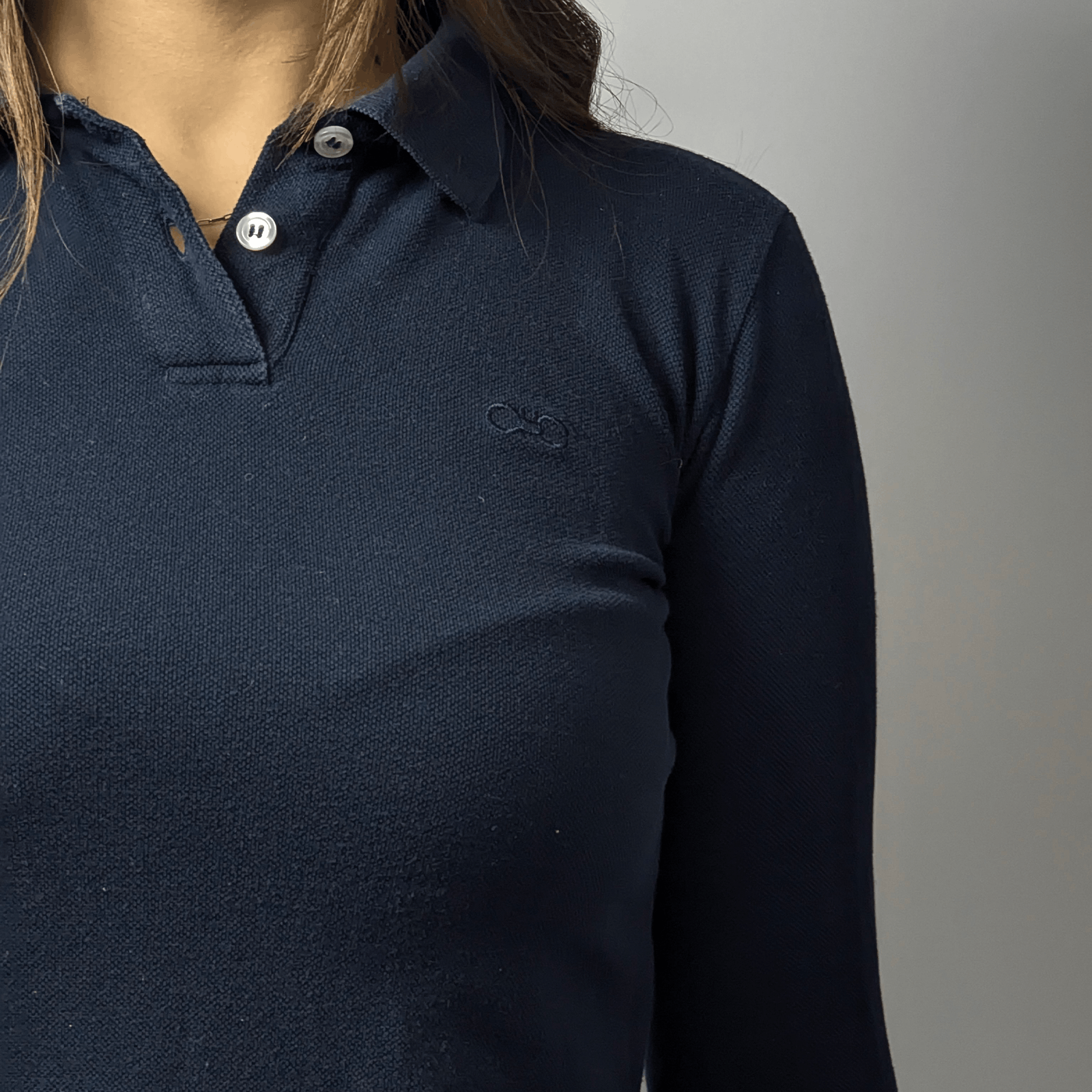 Salvatore Ferragamo Salvatore Ferragamo Vintage Luxury Navy Blue Polo Shirt Size S / US 4 / IT 40 - 7 Thumbnail