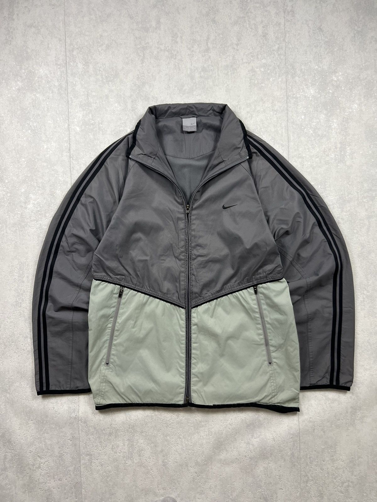 Nike 00's NIKE RETRO RARE Y2K SWOOSH LOGO TRACK JACKET Size US M / EU 48-50 / 2 - 1 Thumbnail