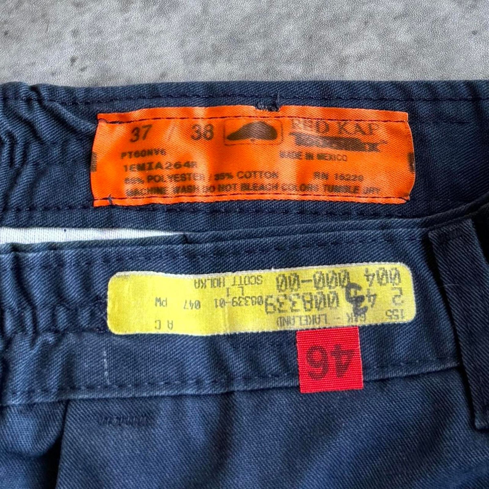 Carhartt × Vintage Vintage Y2K Carhartt Style RedKap Navy Baggy Work Pants Size US 36 / EU 52 - 3 Thumbnail
